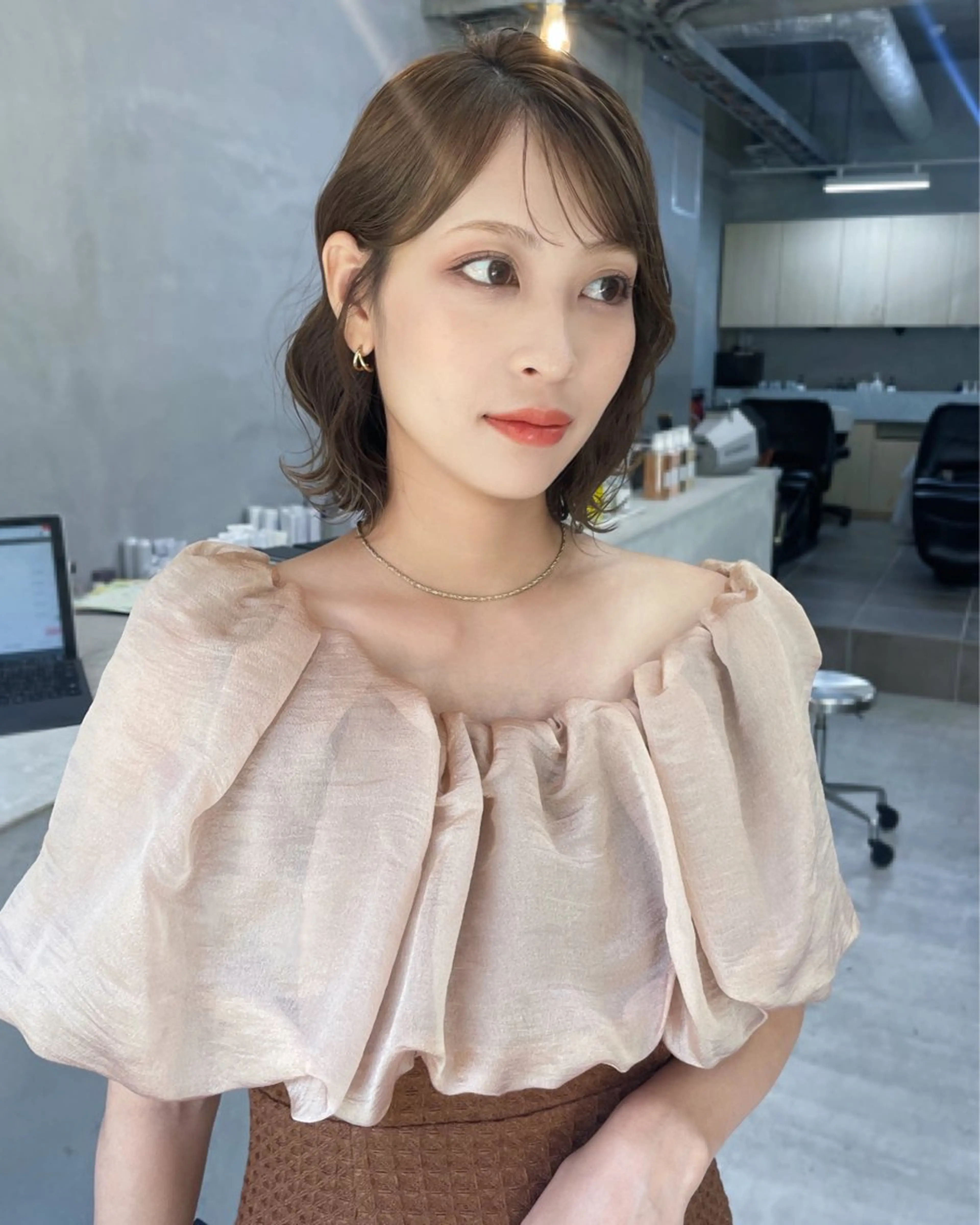 ヘアアレンジ MUKU所属・fuka モデル募集のヘアスタイル