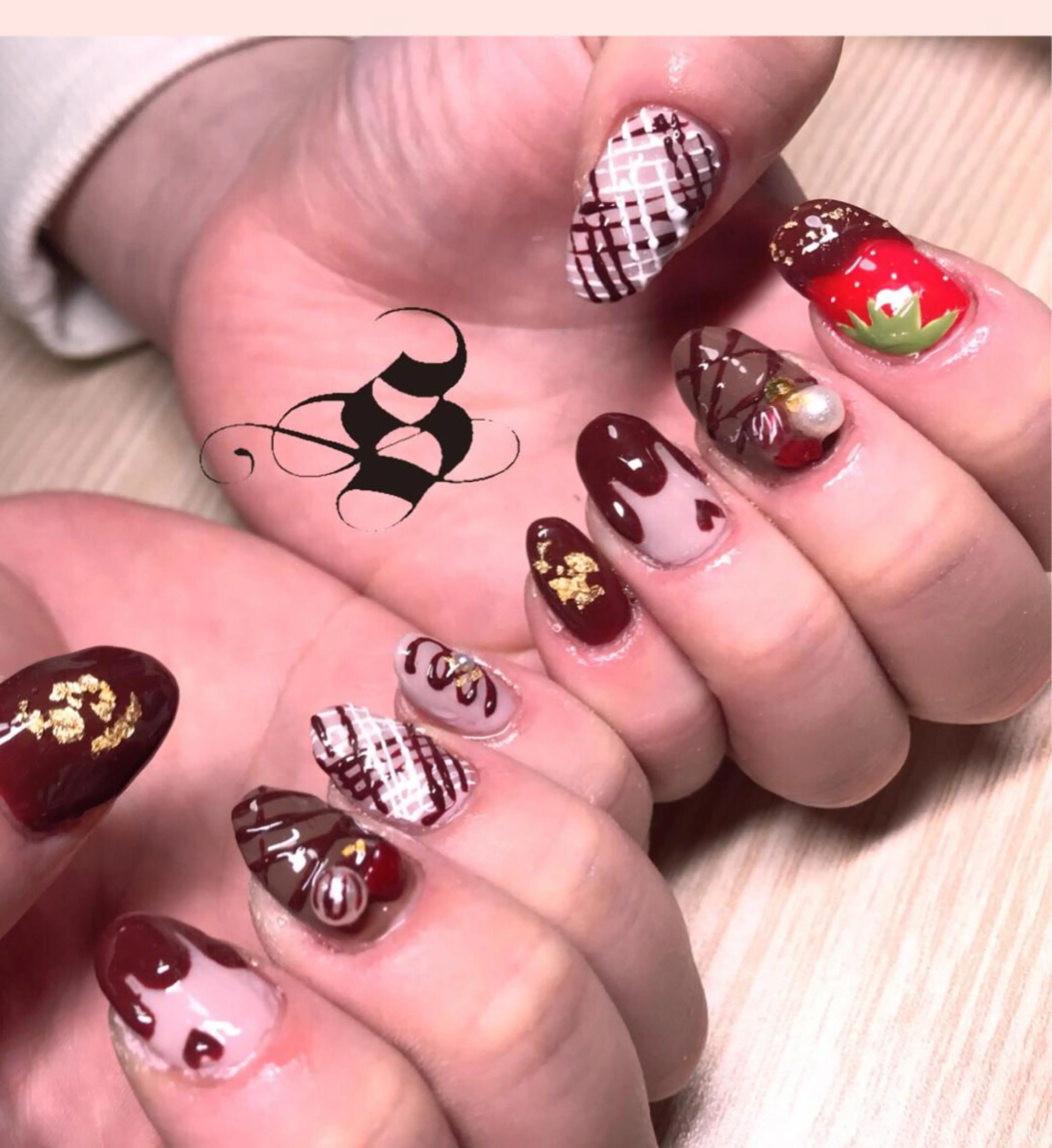 ネイル 長さ出し メンズネイル 持ち込み スカルプネイル ネイルチップ S&S 村田小百合のネイルデザイン