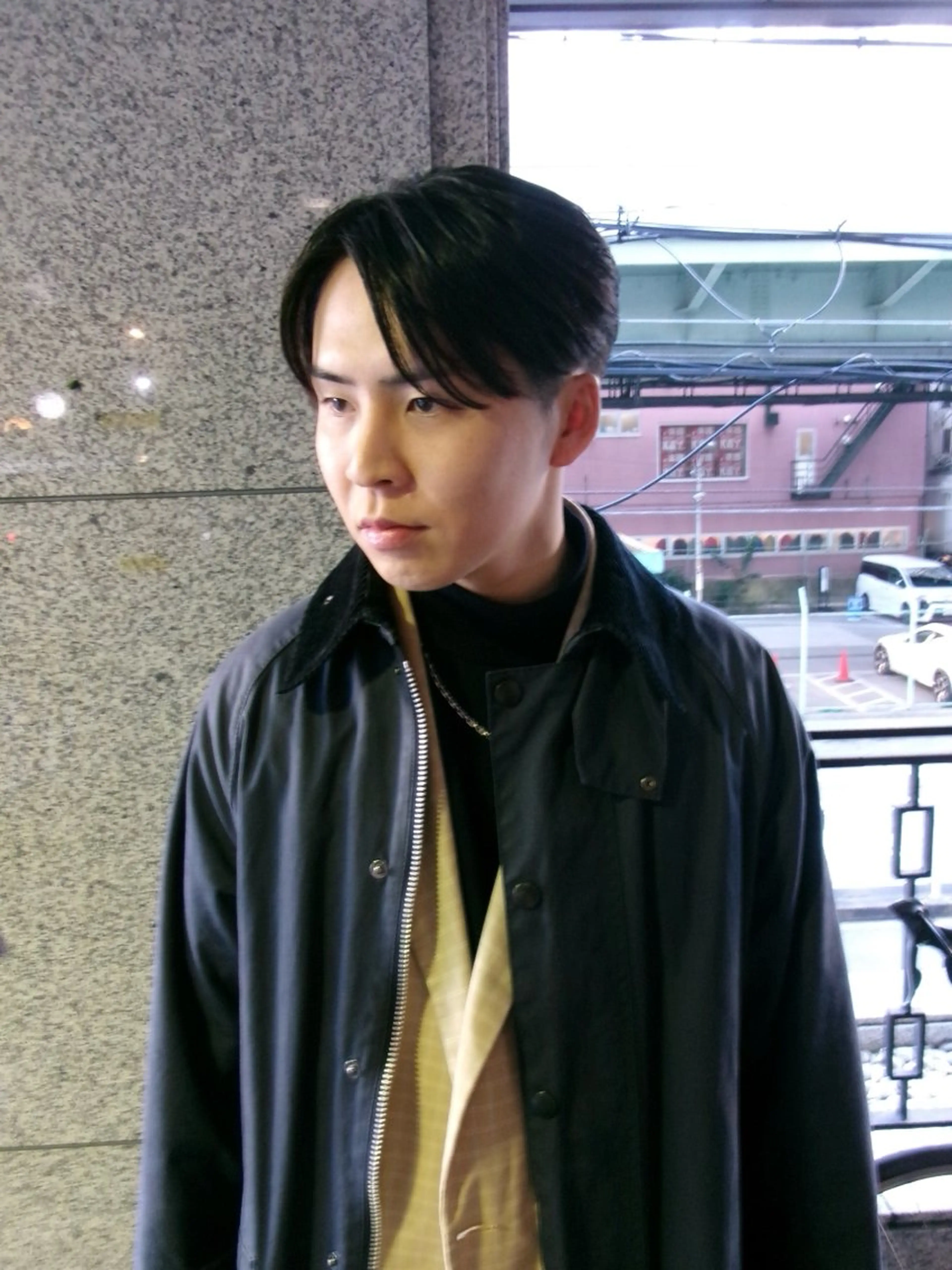 メンズ センターパート カット lot Karen / 心斎橋のヘアスタイル