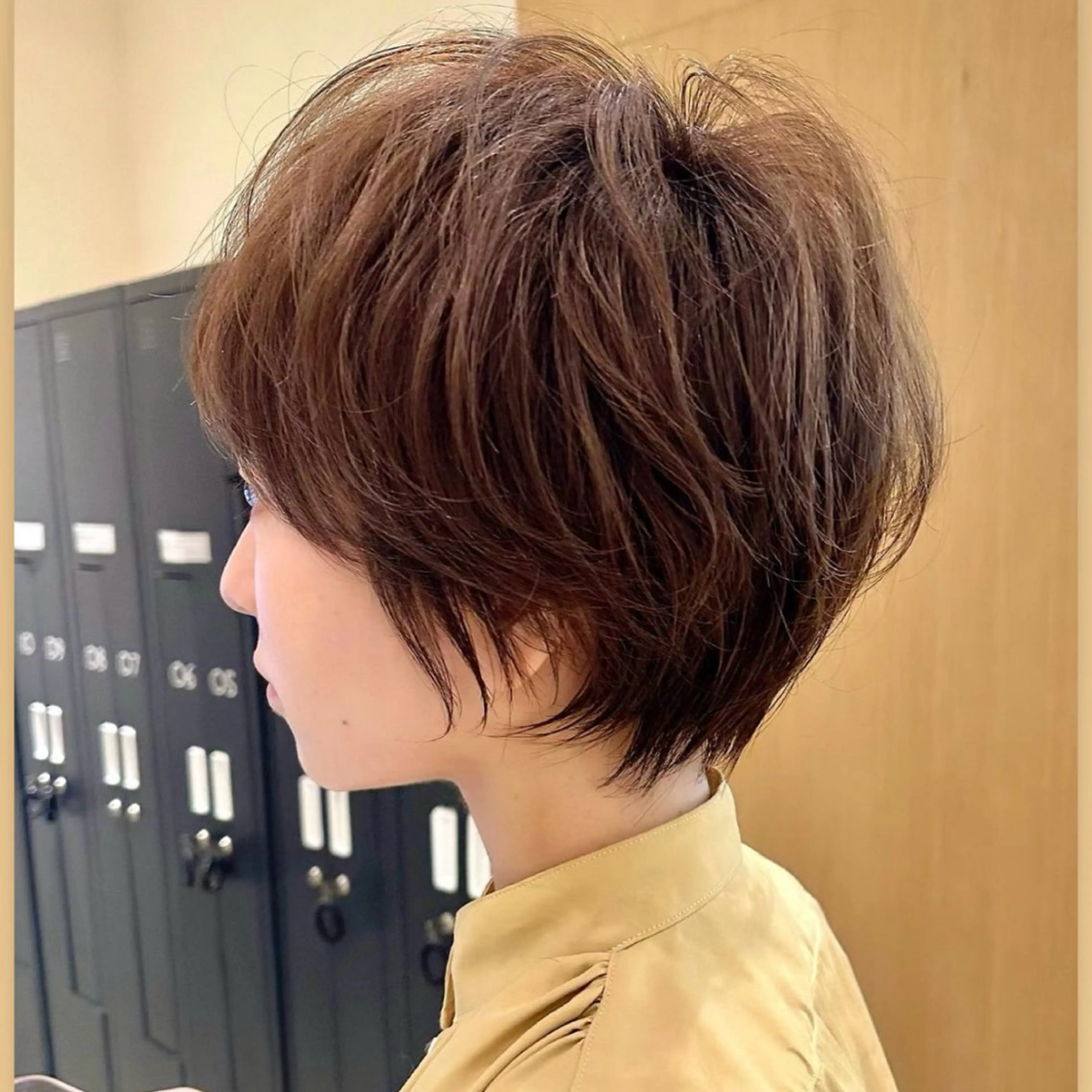 ショート カラー 似合わせカット ショートヘア カット ヘアカラー 銀座/ショート特化/ 似合わせカット/といのヘアスタイル