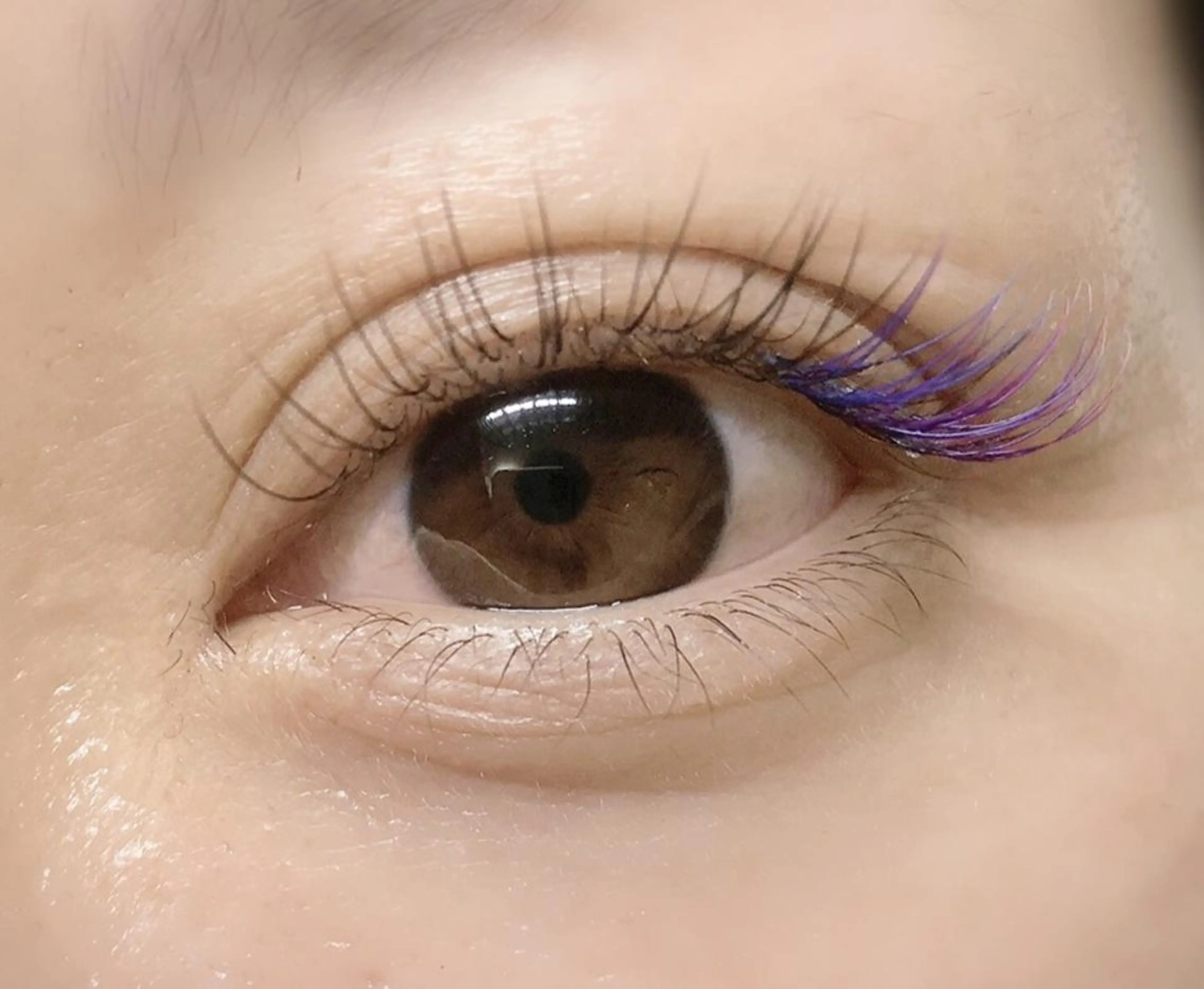 マツエク・マツパ カラーマツエク 梨元 陽葵 (アイティスト)のマツエク・マツパデザイン