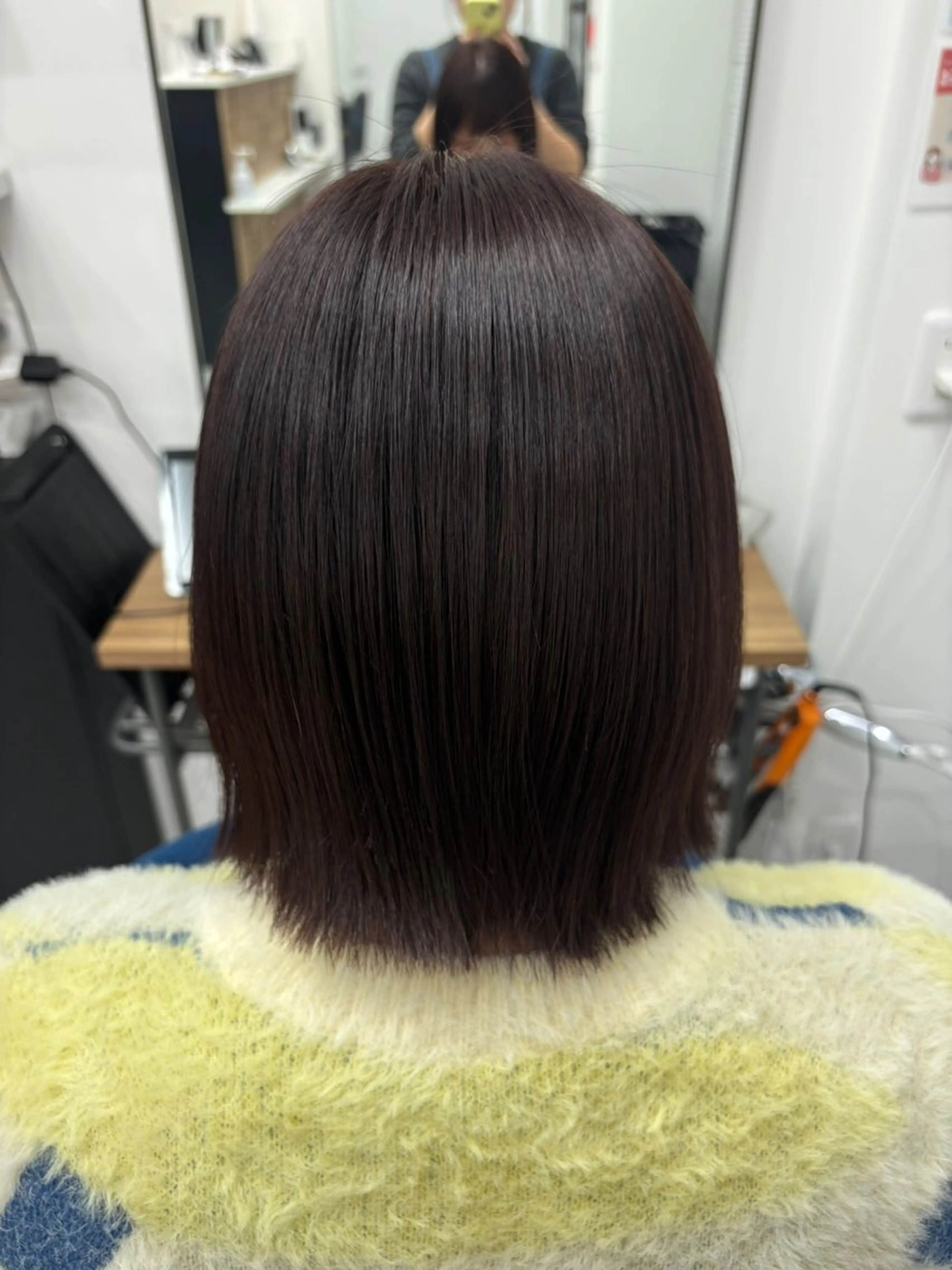 straight perm➕treatment🫧の写真