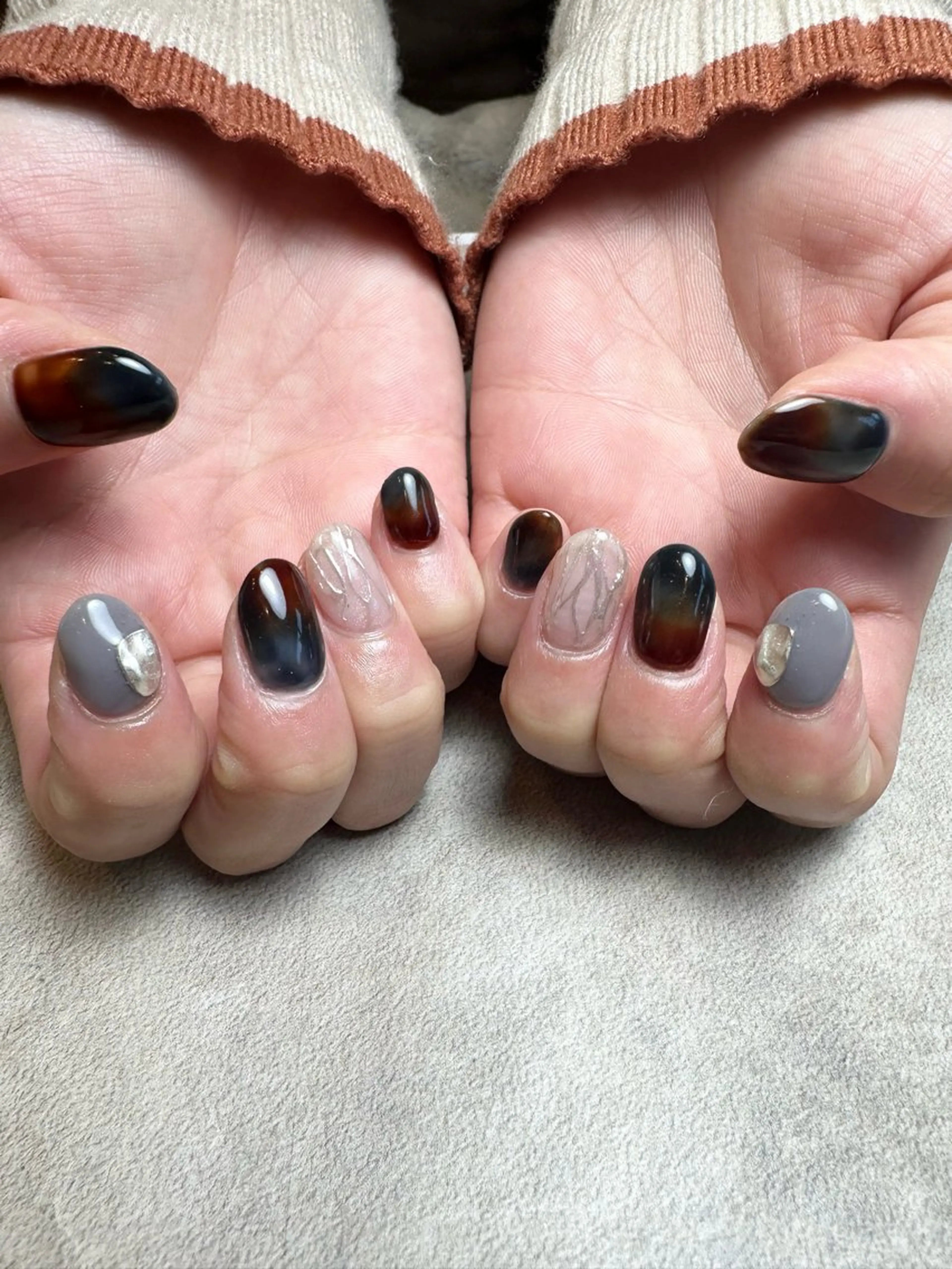 ネイル ニュアンスネイル nailroom Anmie.のネイルデザイン