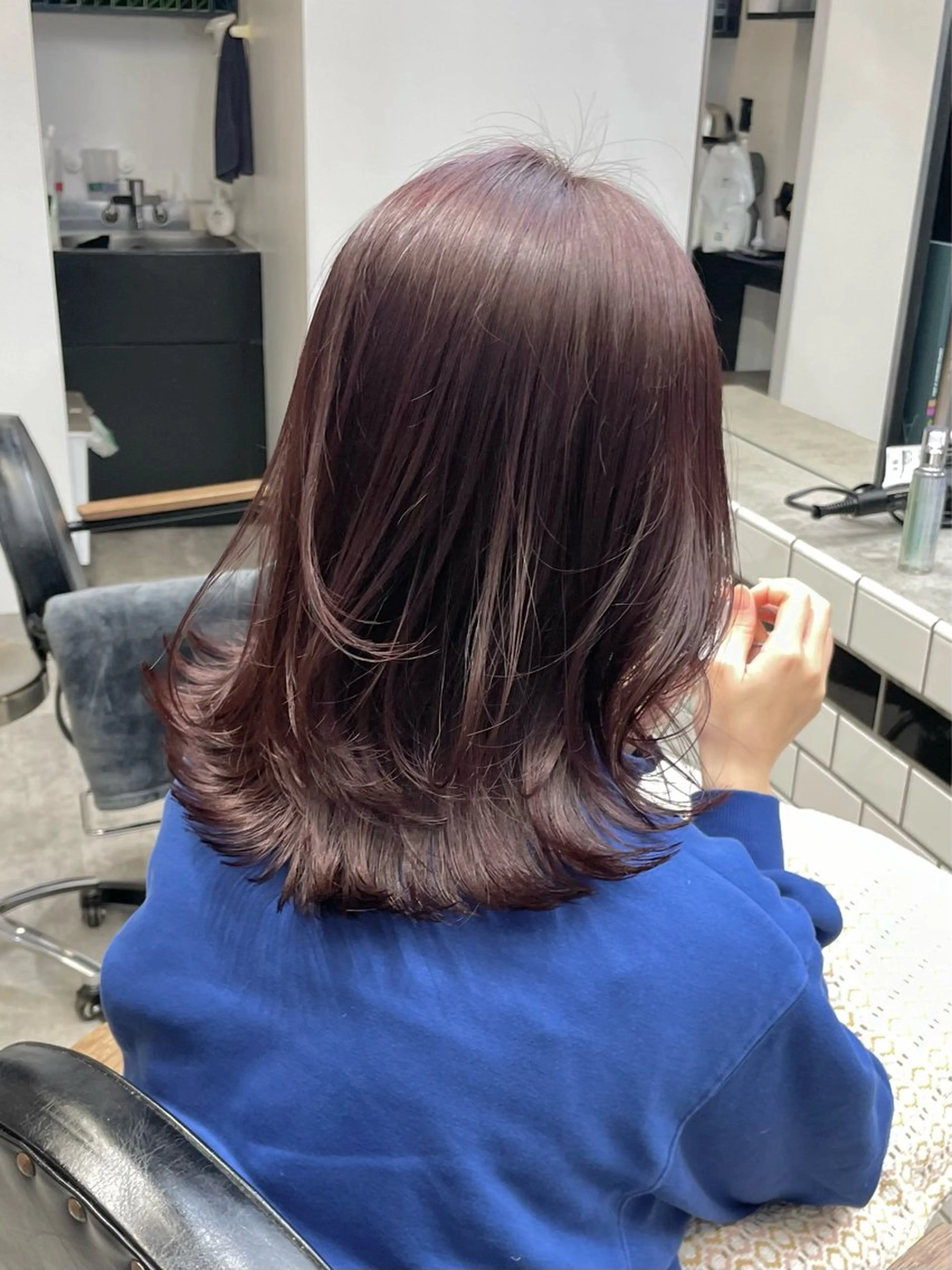 ミディアム i.+FERiCIA.所属・ボブ／アンニュイ 🌷しだひめな🌷のヘアスタイル