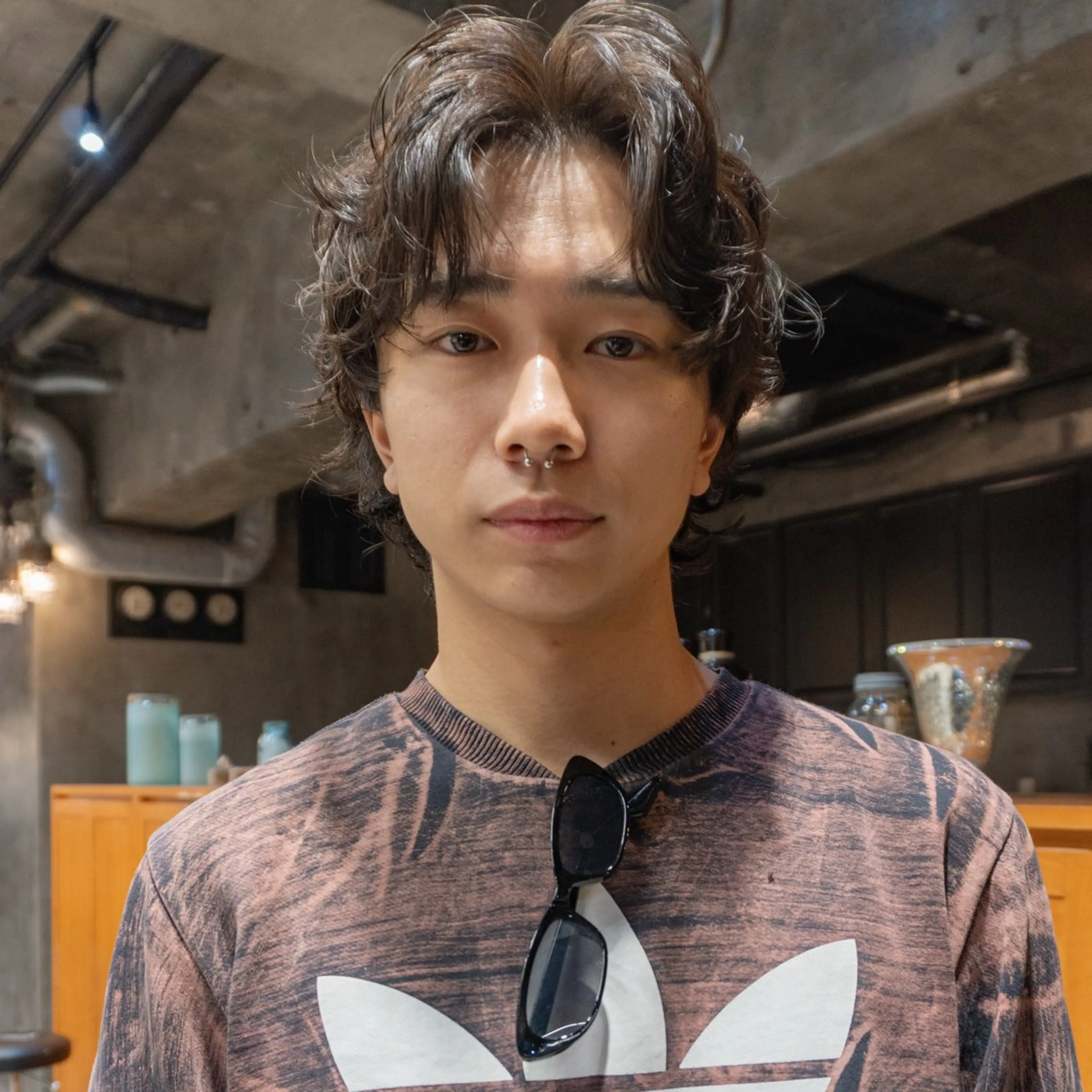 ショート パーマ メンズ メンズパーマ ニュアンスパーマ カット パーマ トリートメント ◽️モードヘア◽️ SHOUTOのヘアスタイル