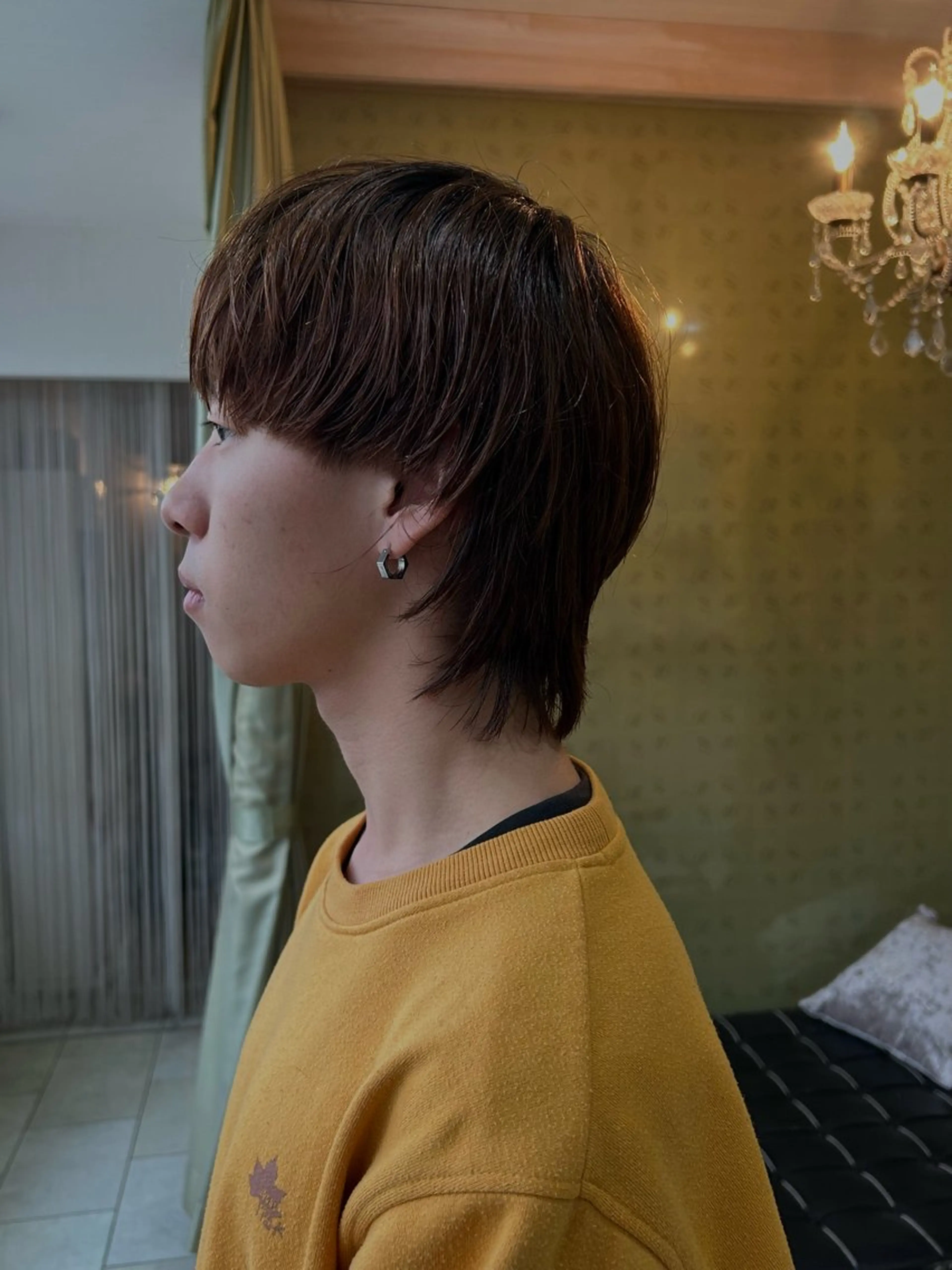 ショート メンズ カット 堀田 柊のヘアスタイル