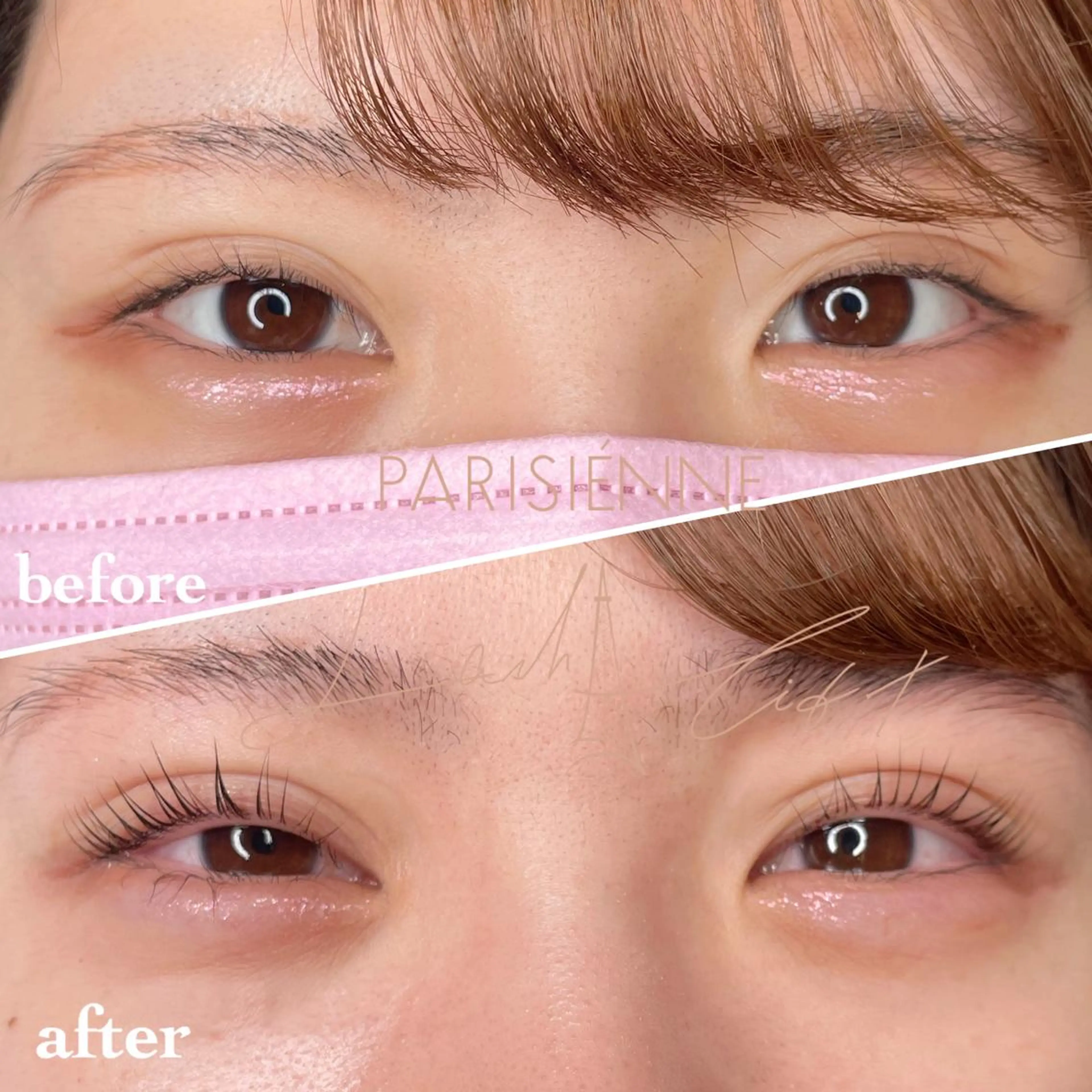 マツエク・マツパ パリジェンヌラッシュリフト ma riのネイルデザイン