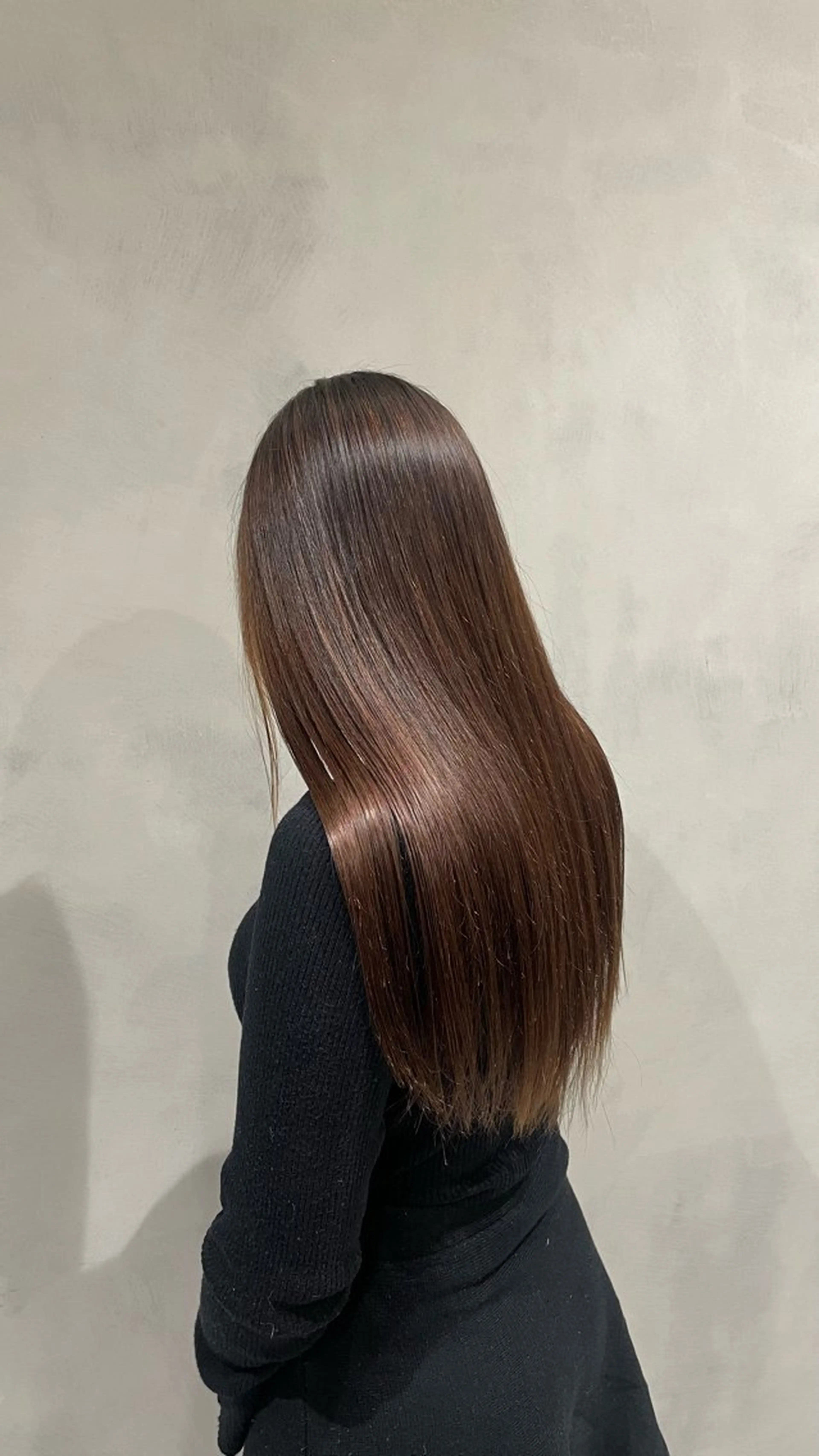 ロング 酸性ストレート 天王寺美容室/ アヤカのヘアスタイル