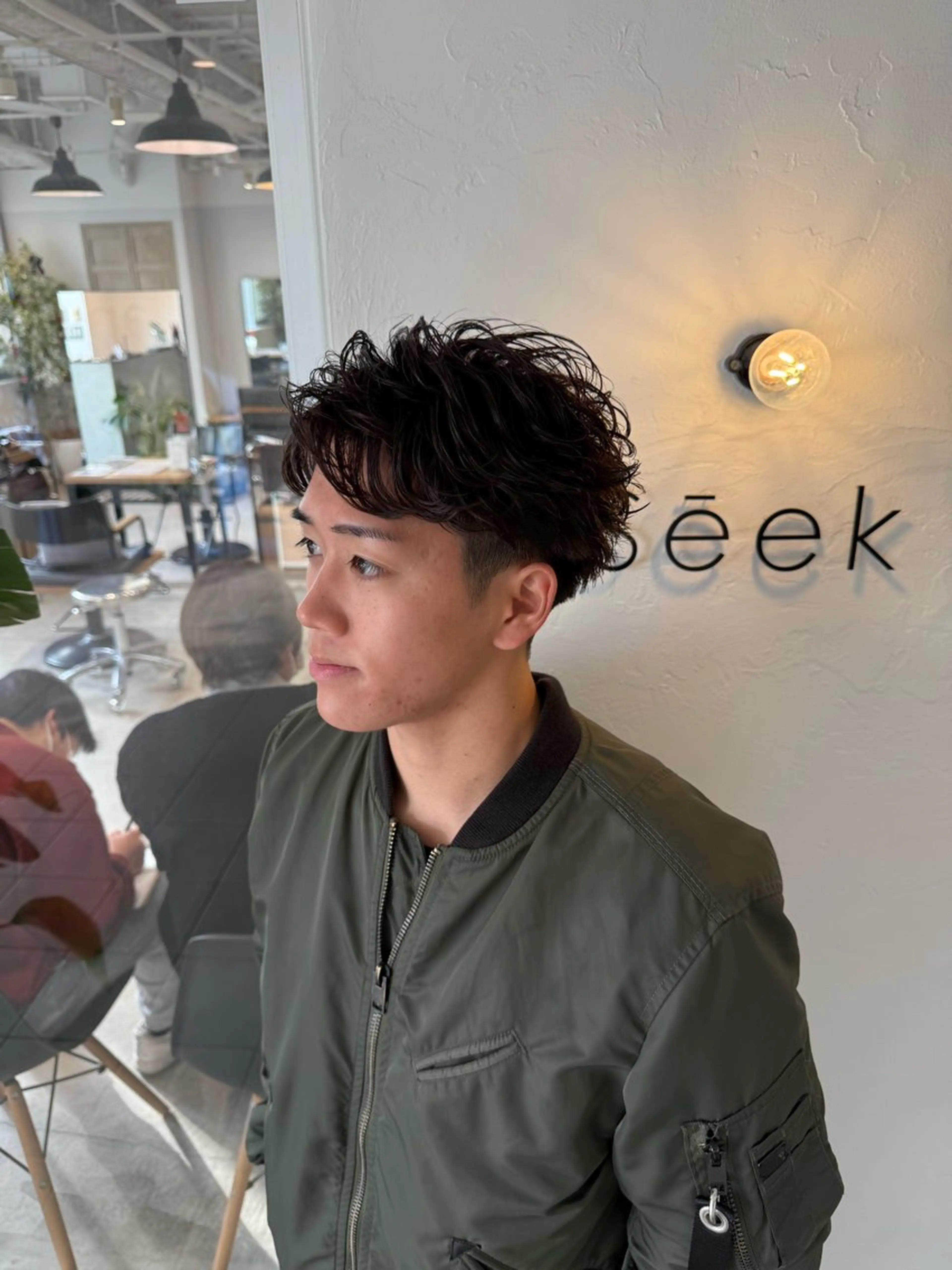 ショート メンズ フェザーパーマ メンズパーマ パーマ 【スタイリスト】千葉 悠‪✂︎‬のヘアスタイル