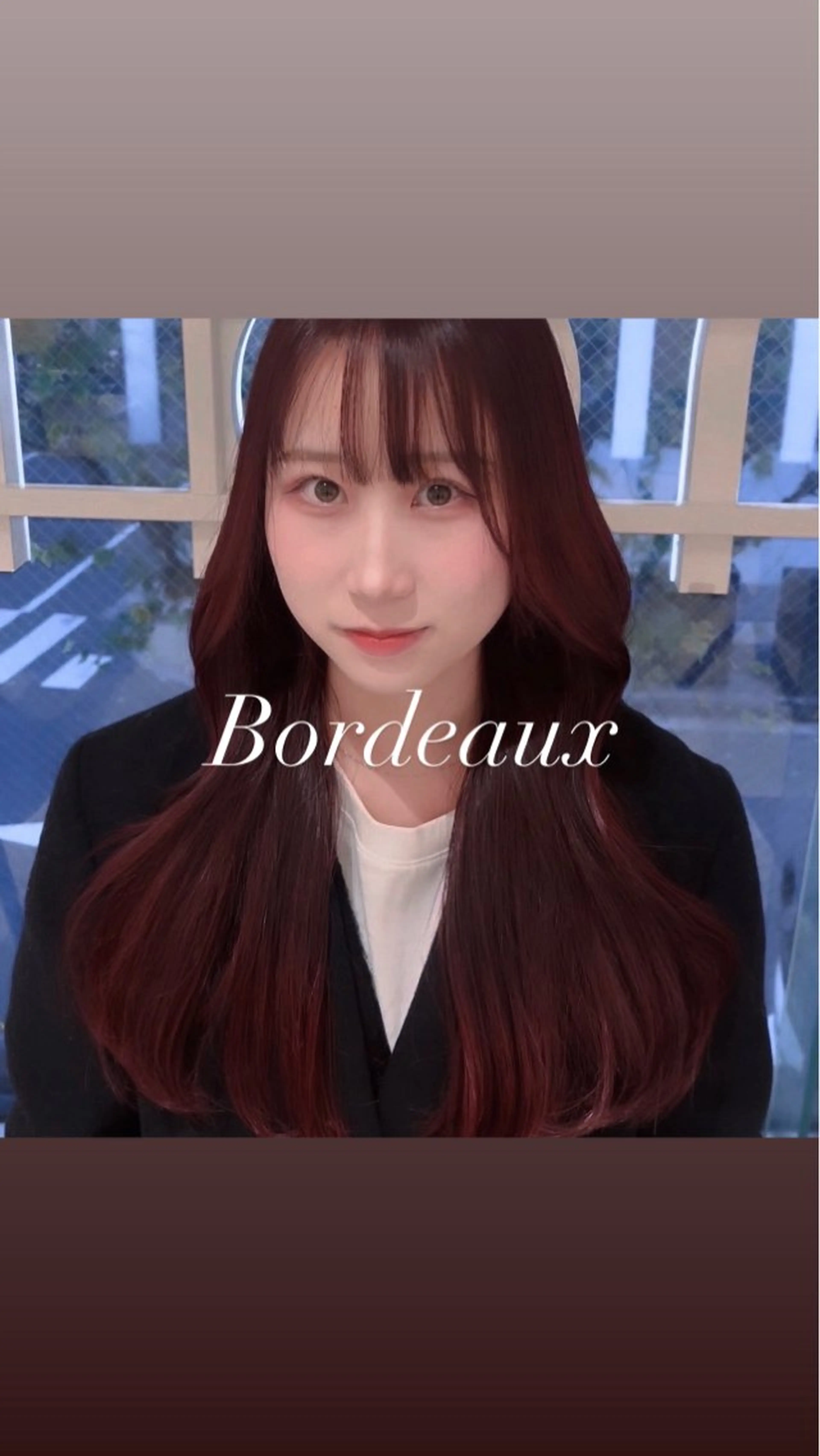 ロング カラー 💖大人韓国ヘア💖 韓国艶カラー【銀座】のヘアスタイル