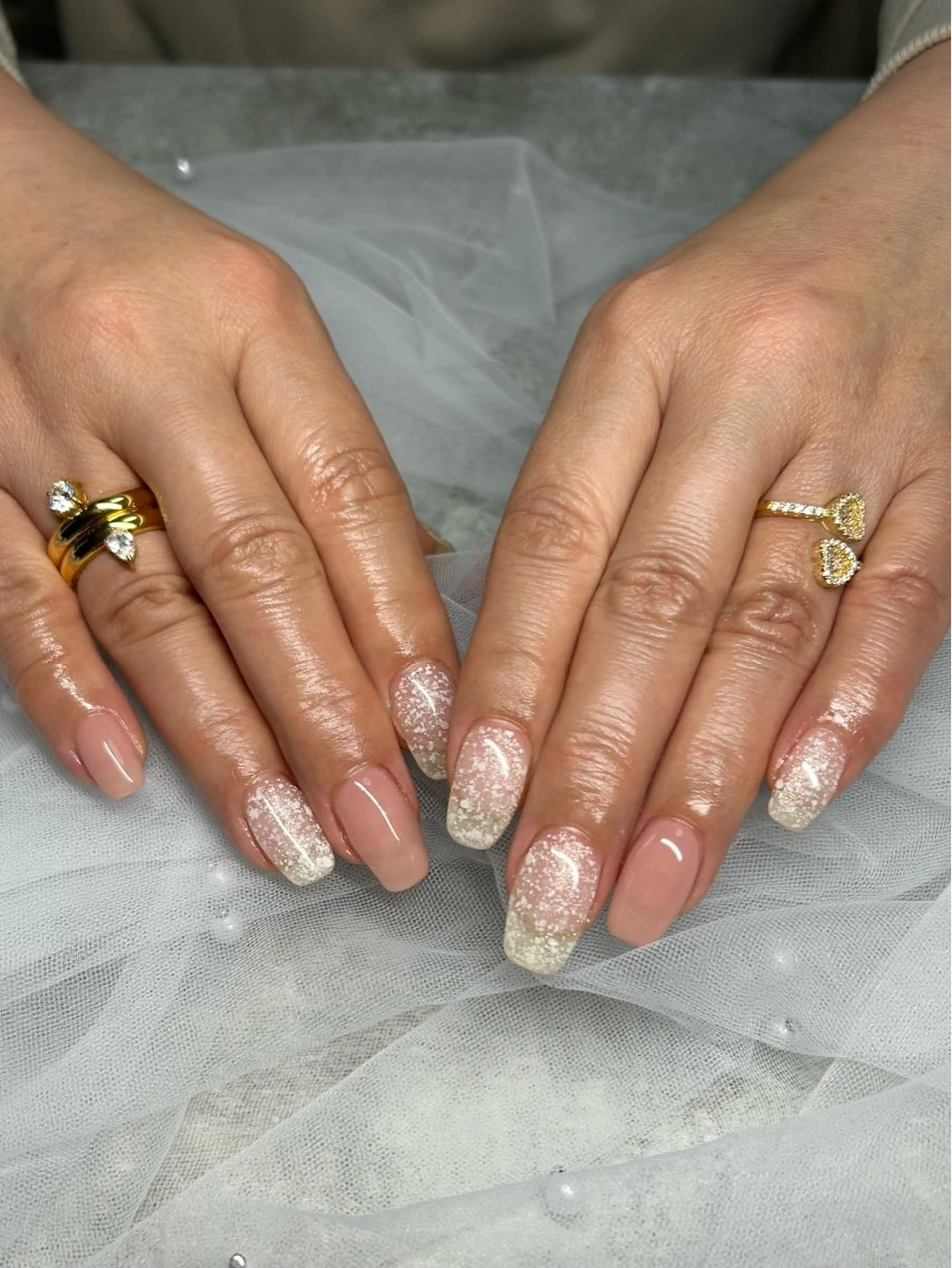 ネイル ピンク ハンドネイル ten nail salon　かえでのネイルデザイン