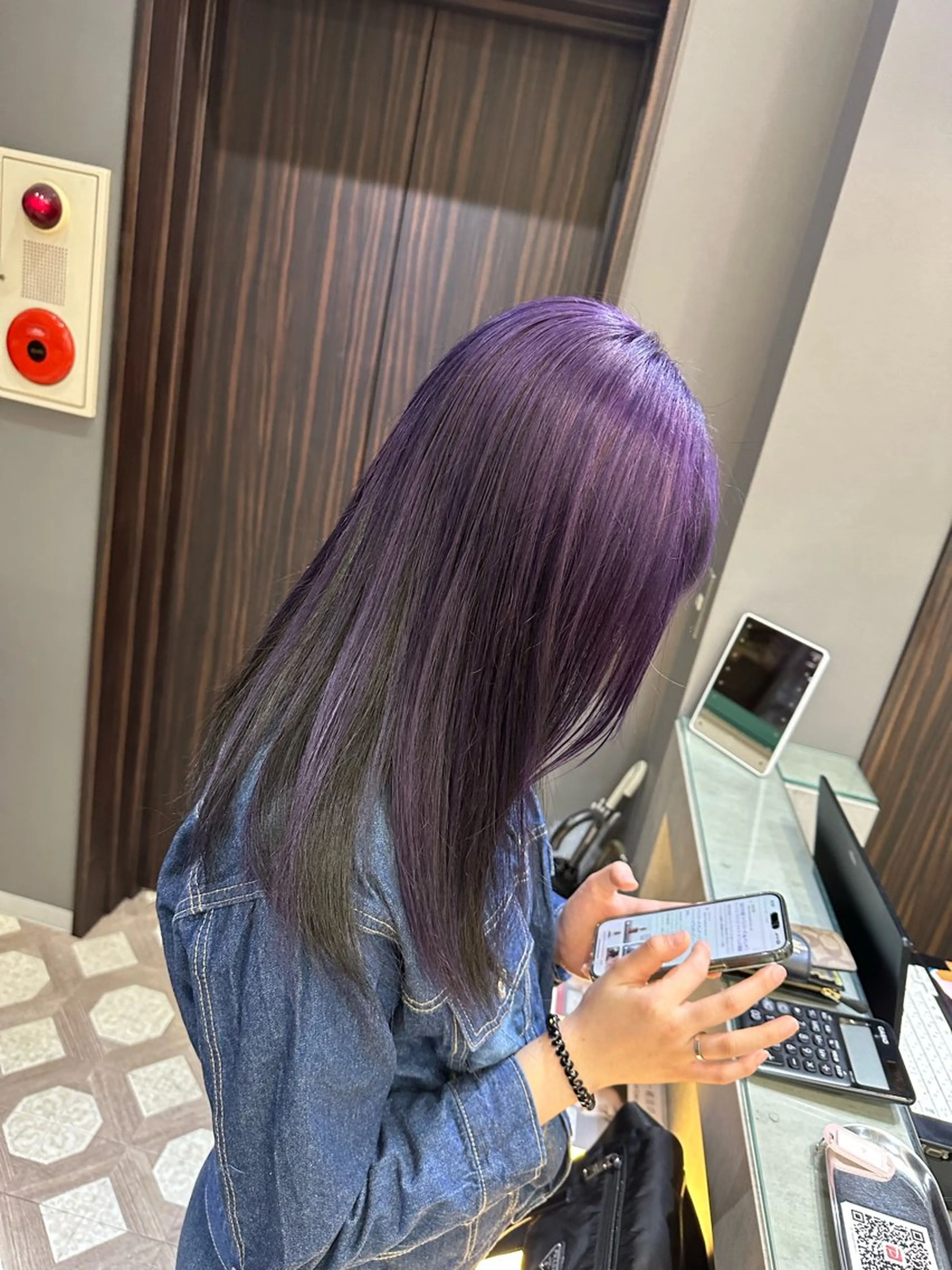 セミロング カラー jill by gisel＿奥家のヘアスタイル