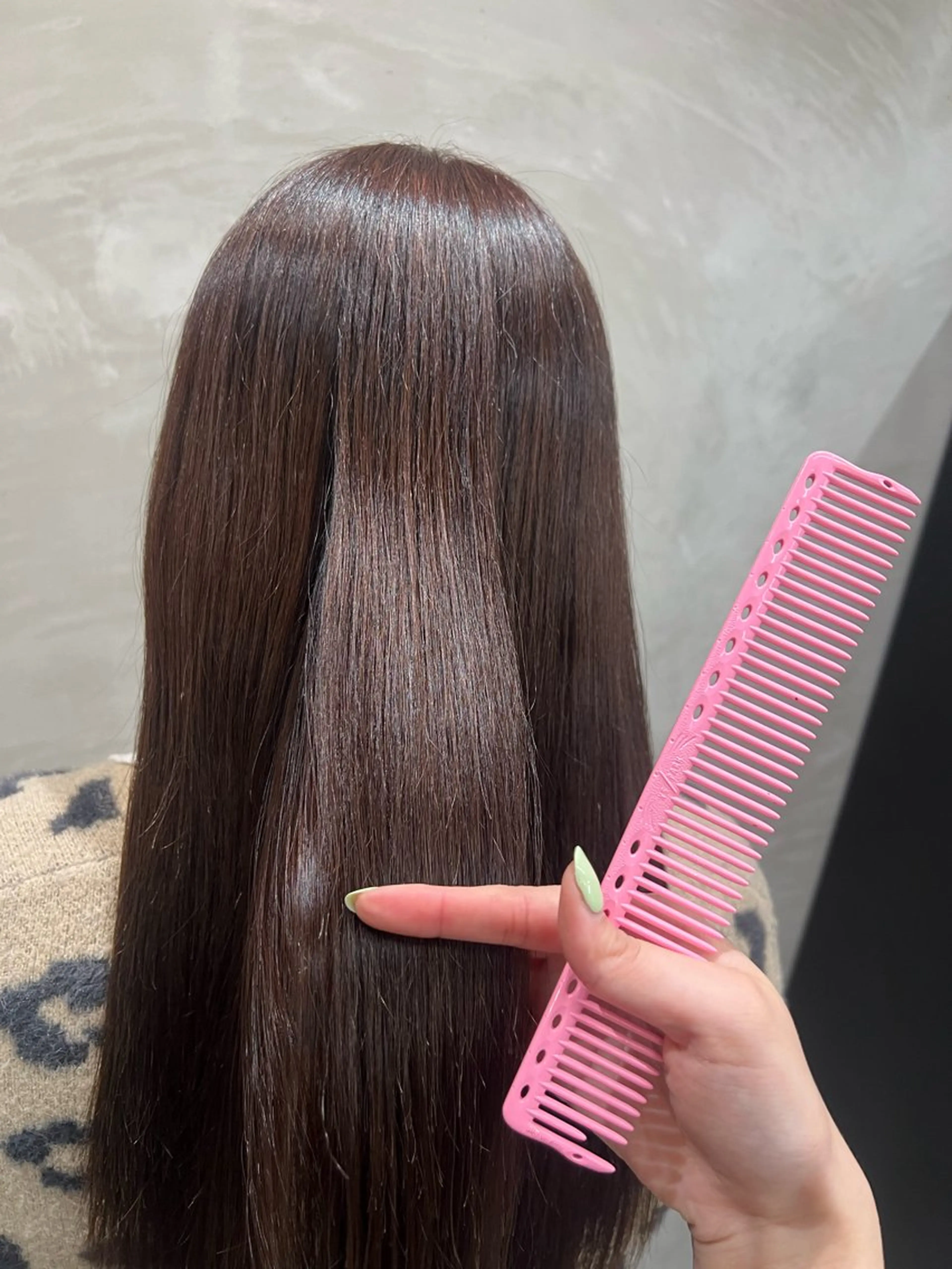 ロング カラー ブラウンカラー 韓国レイヤー/艶 カラー/RIRIKOのヘアスタイル