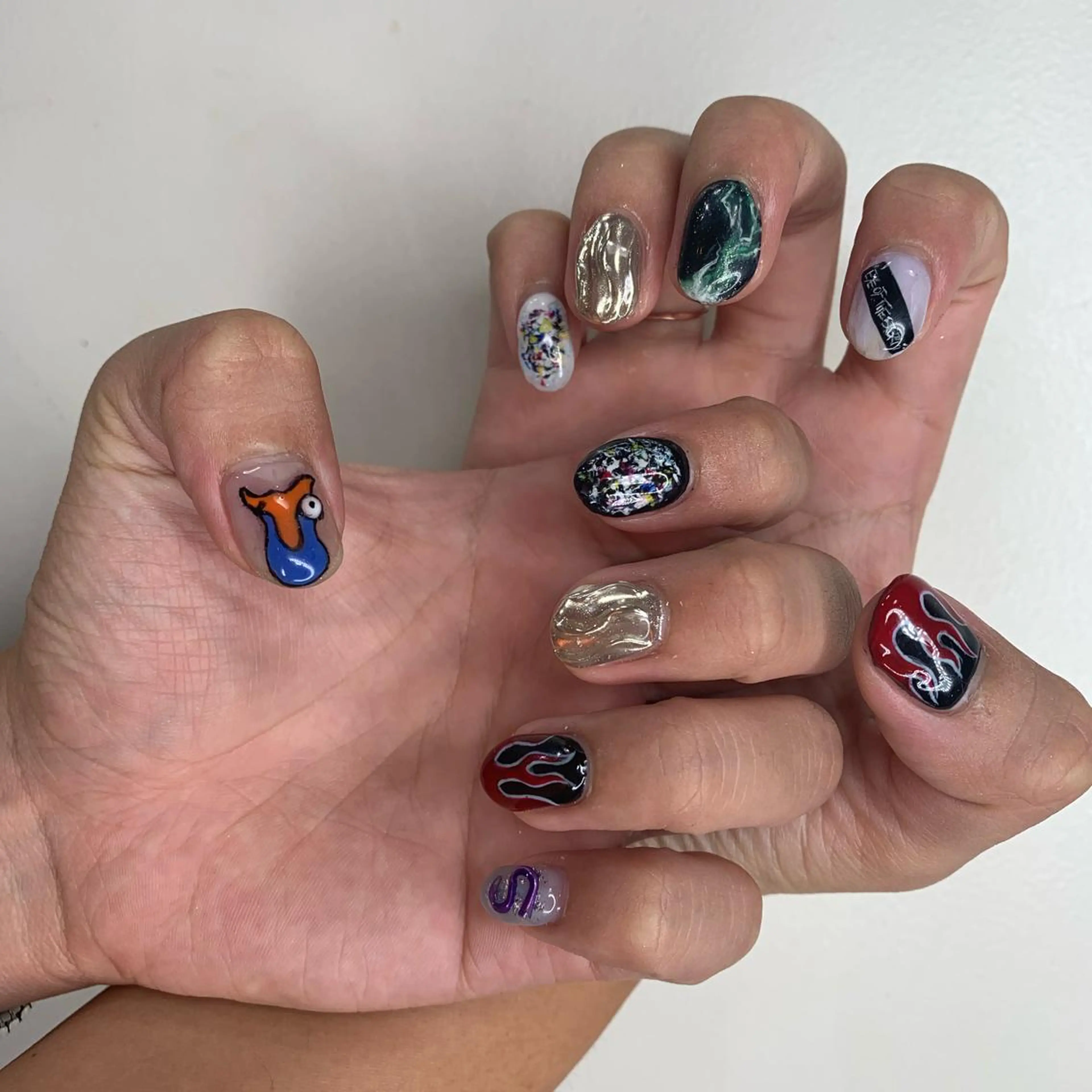 ネイル アートネイル AOI✩⡱ y2kネイルのネイルデザイン