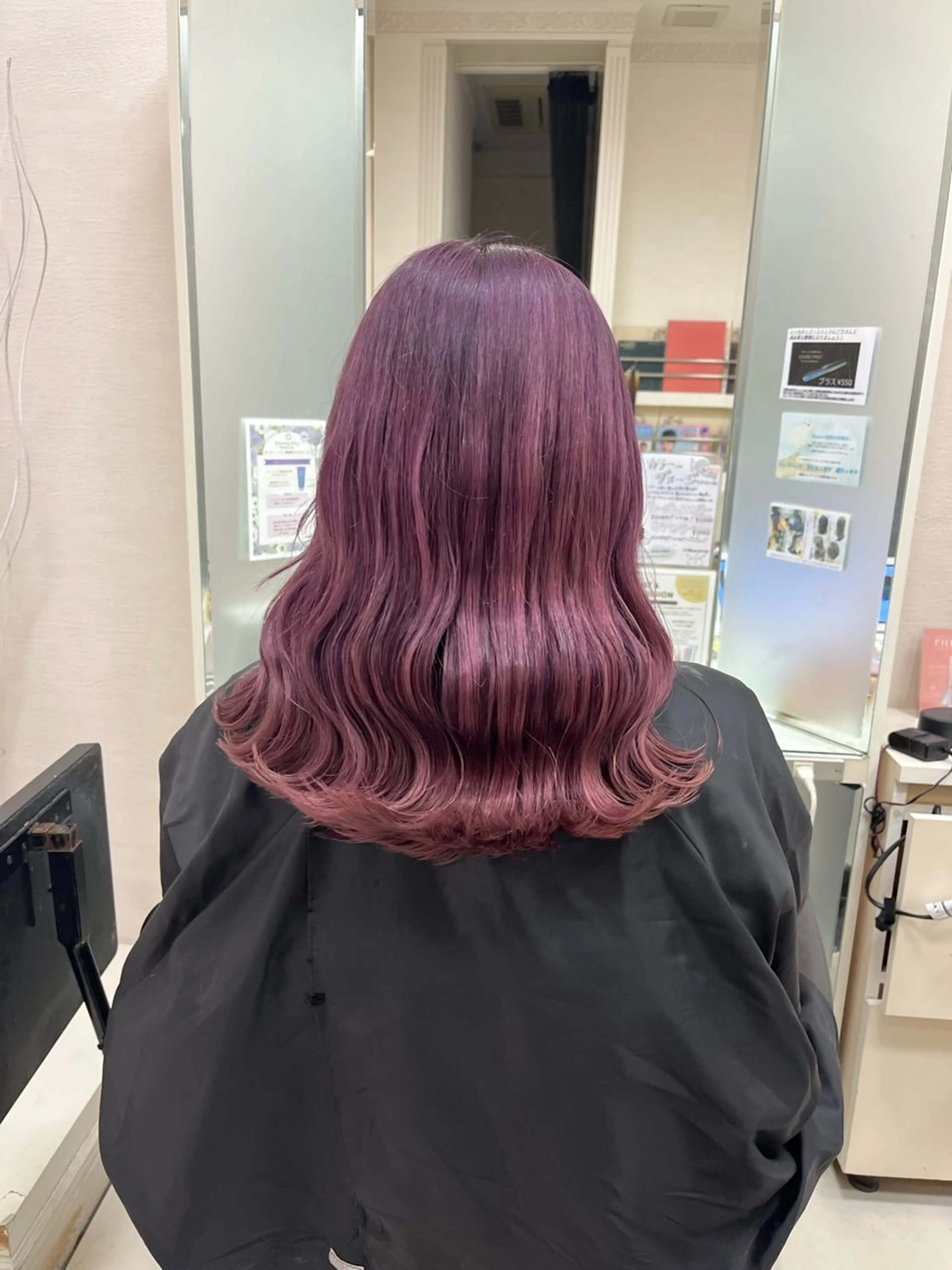 セミロング カット ヘアカラー バレイヤージュ/ヘア アレンジ/shionのヘアスタイル