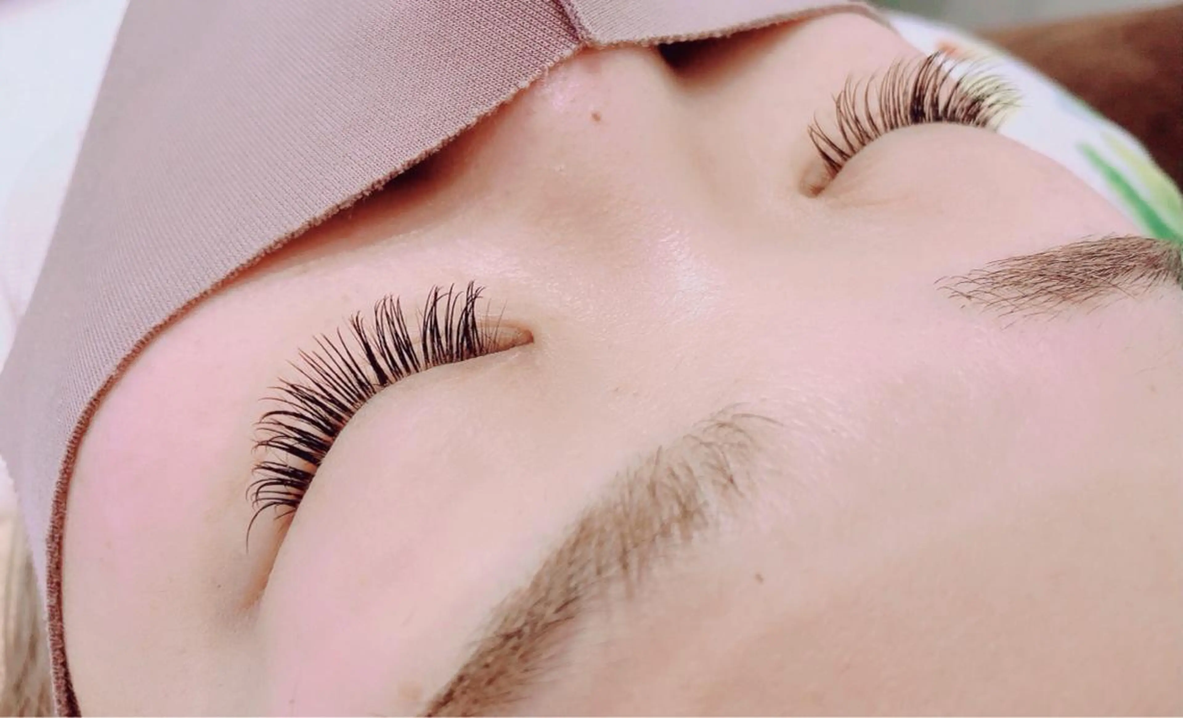 🌼シングルセーブルラッシュ(オフ込み)コーティング付き120本​〜​130本🌼の写真