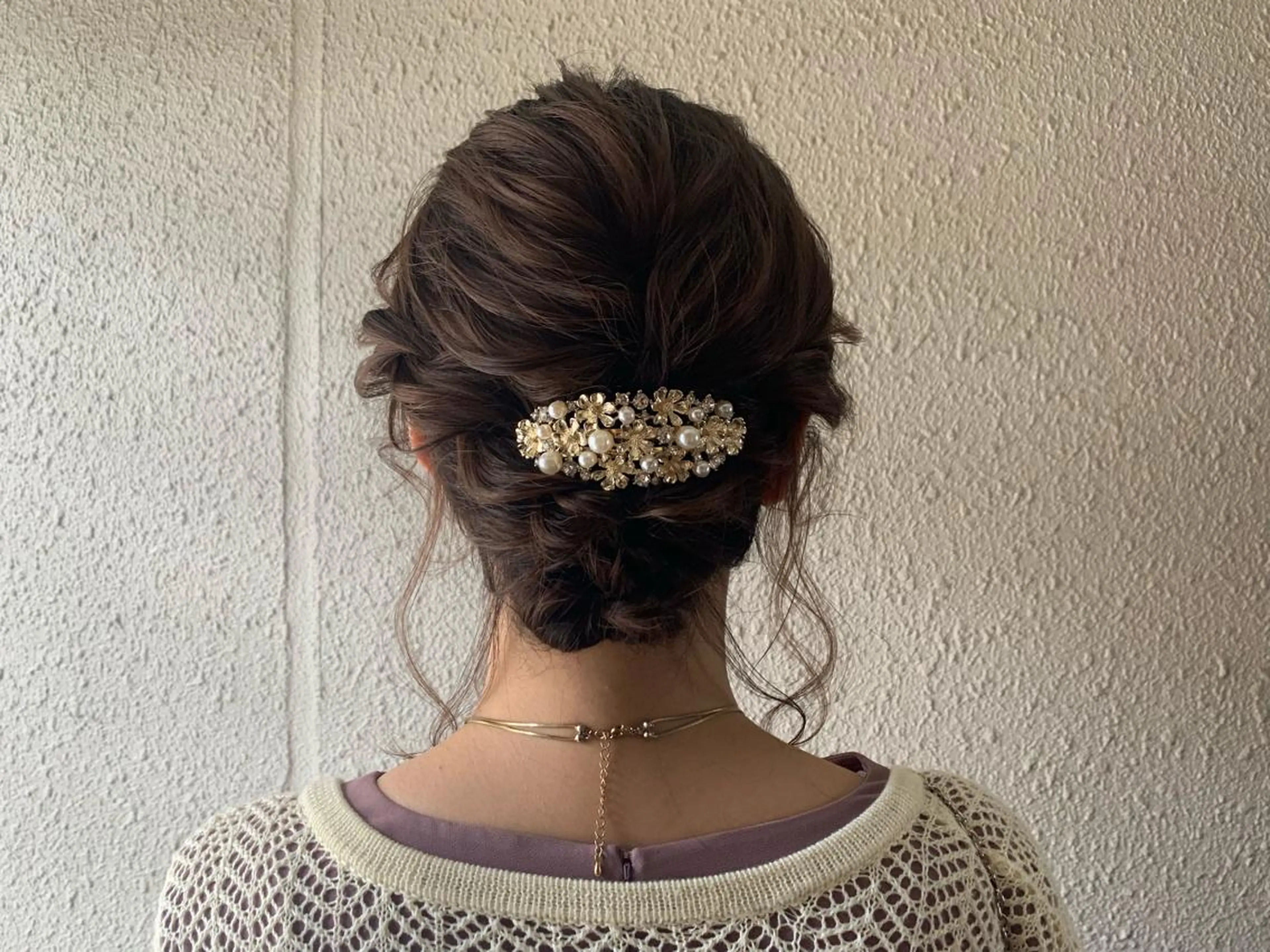 ミディアム ヘアアレンジ 結婚式・ブライダル サダハルカ ｜chouetteのヘアスタイル