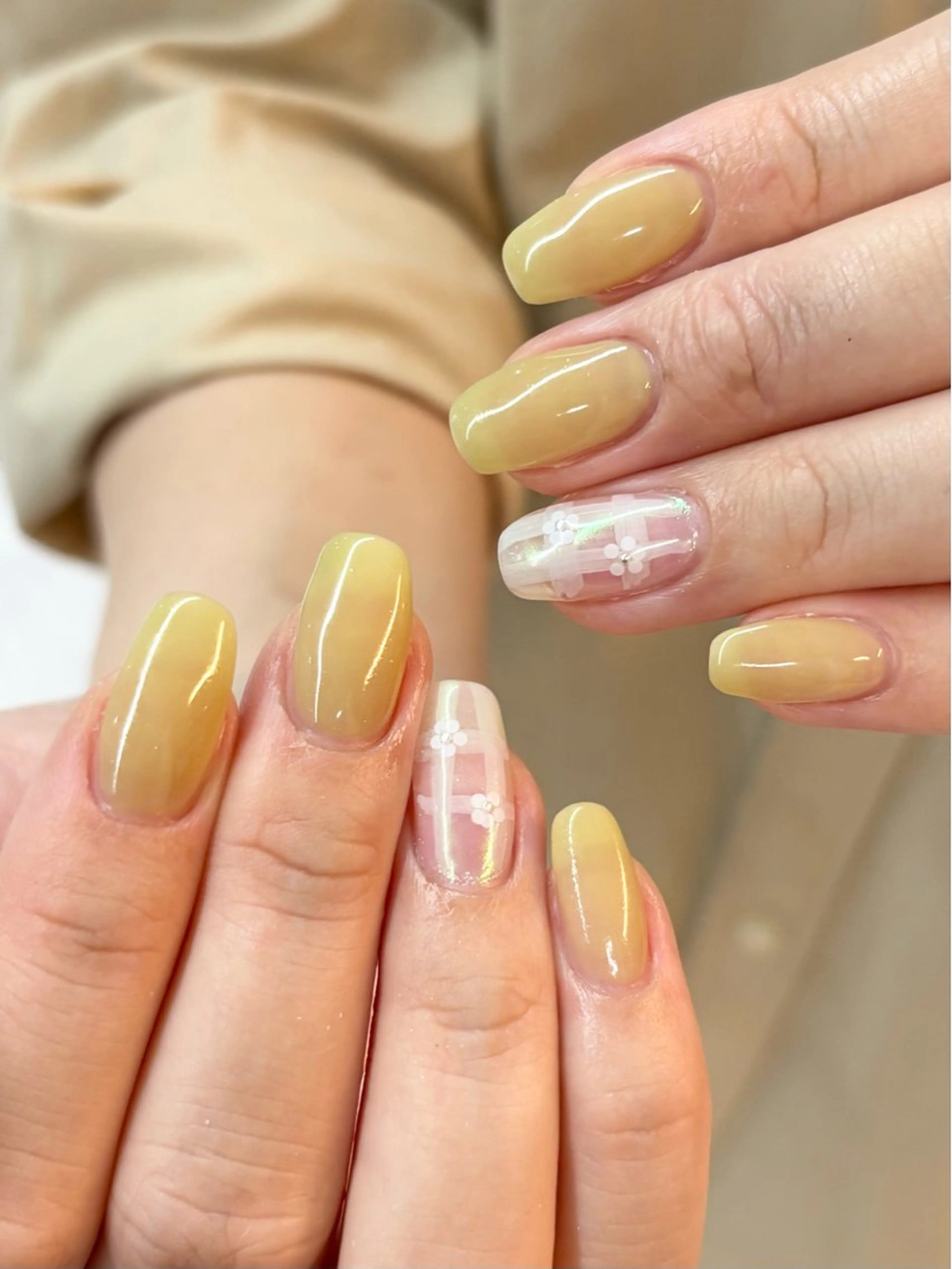 ネイル rikako OAK溝の口のネイルデザイン