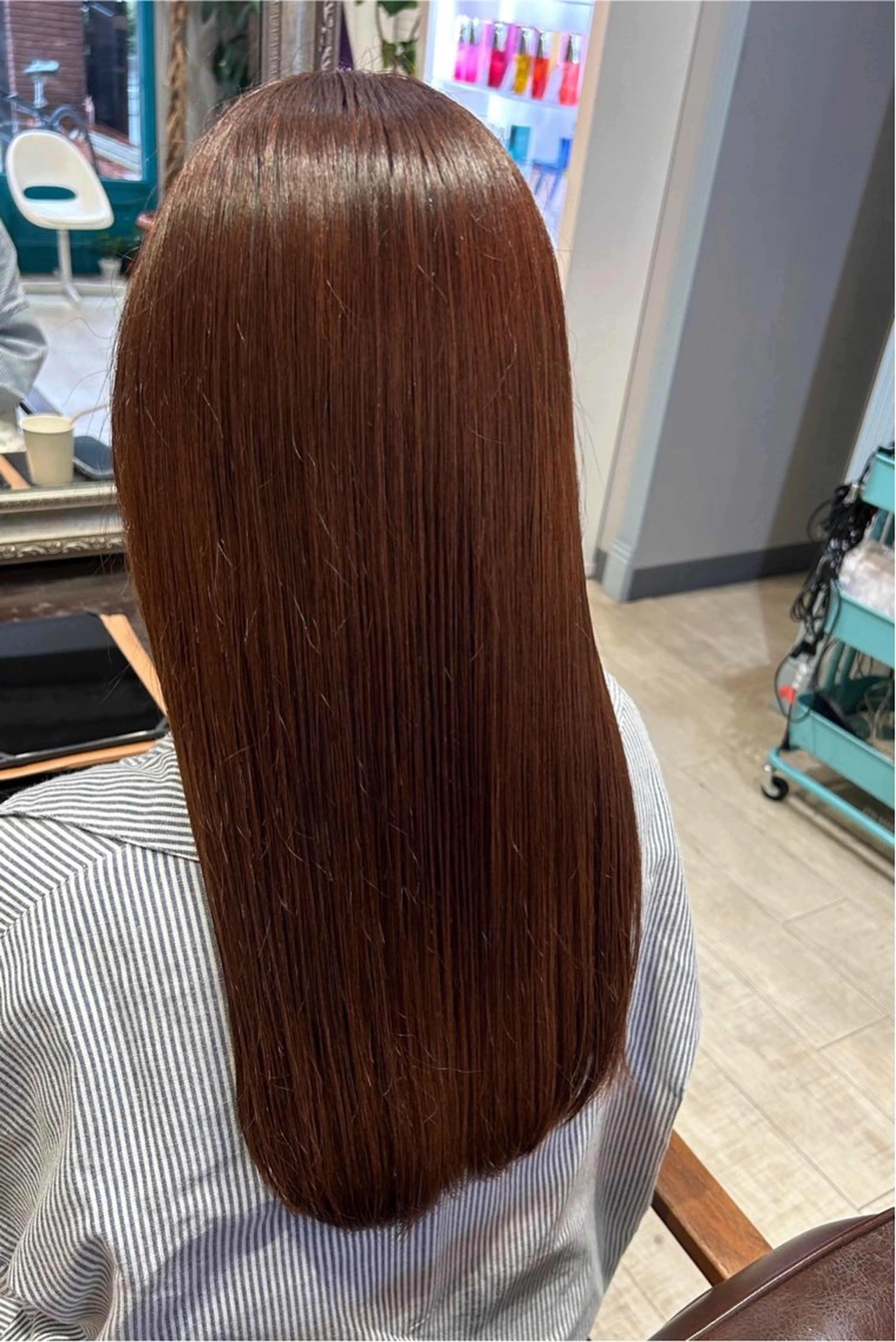 🫧【うるツヤご褒美SET🎀】通常カラー+3STEPトリートメントの写真