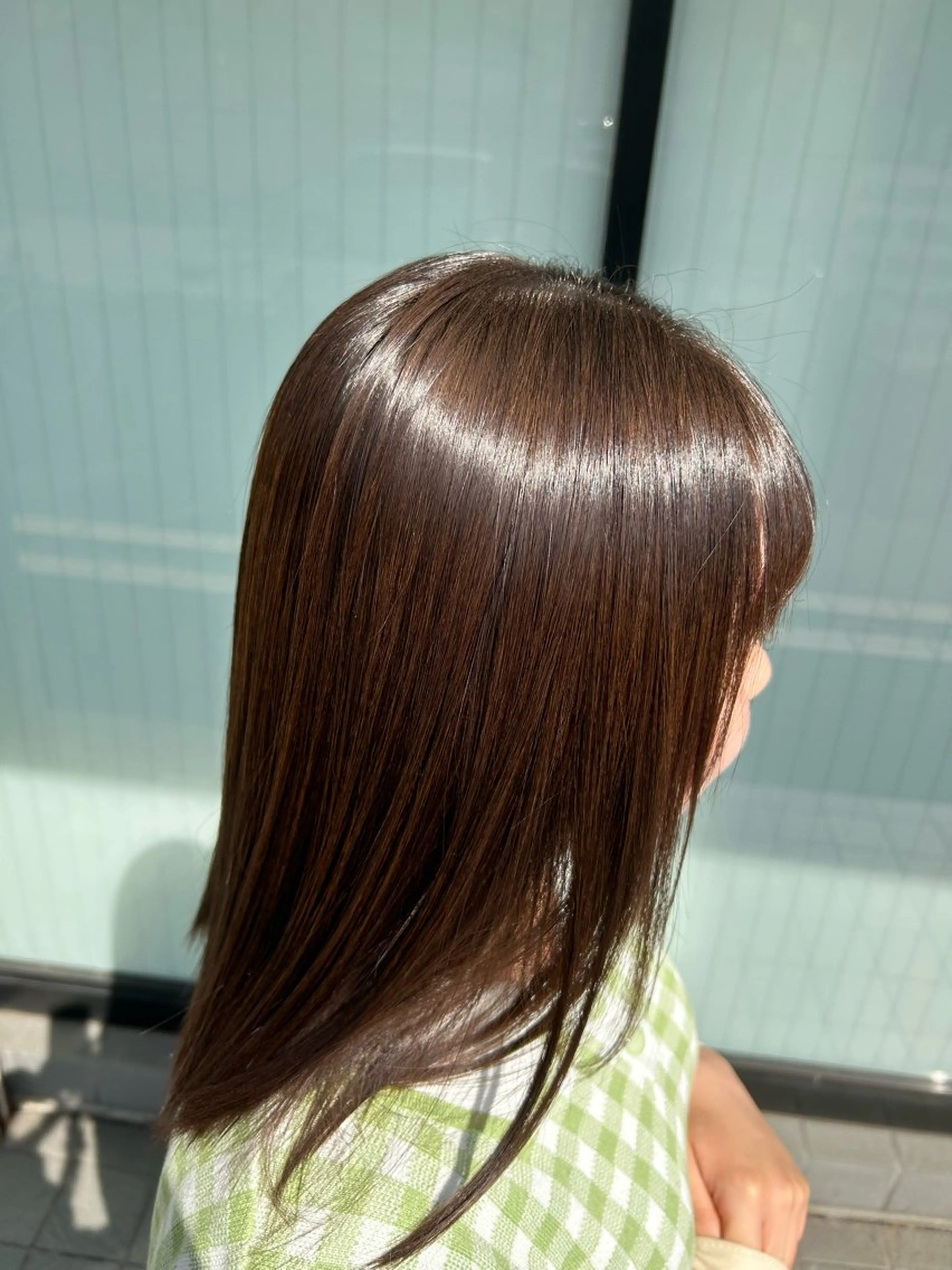 ミディアム 髪質改善 徳 永のヘアスタイル