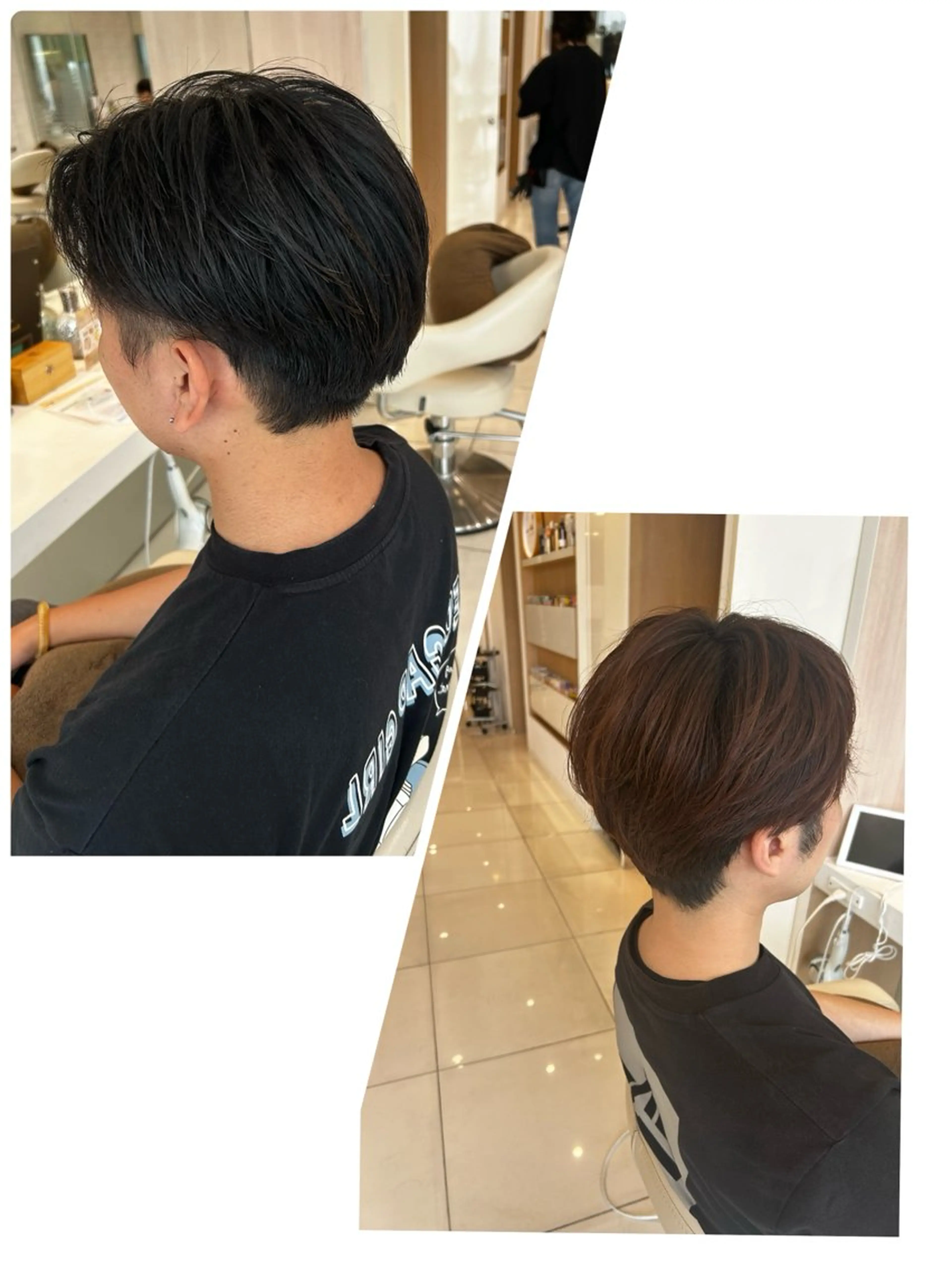 ショート カット ヘアカラー 🦉西野 🦊真裕のヘアスタイル