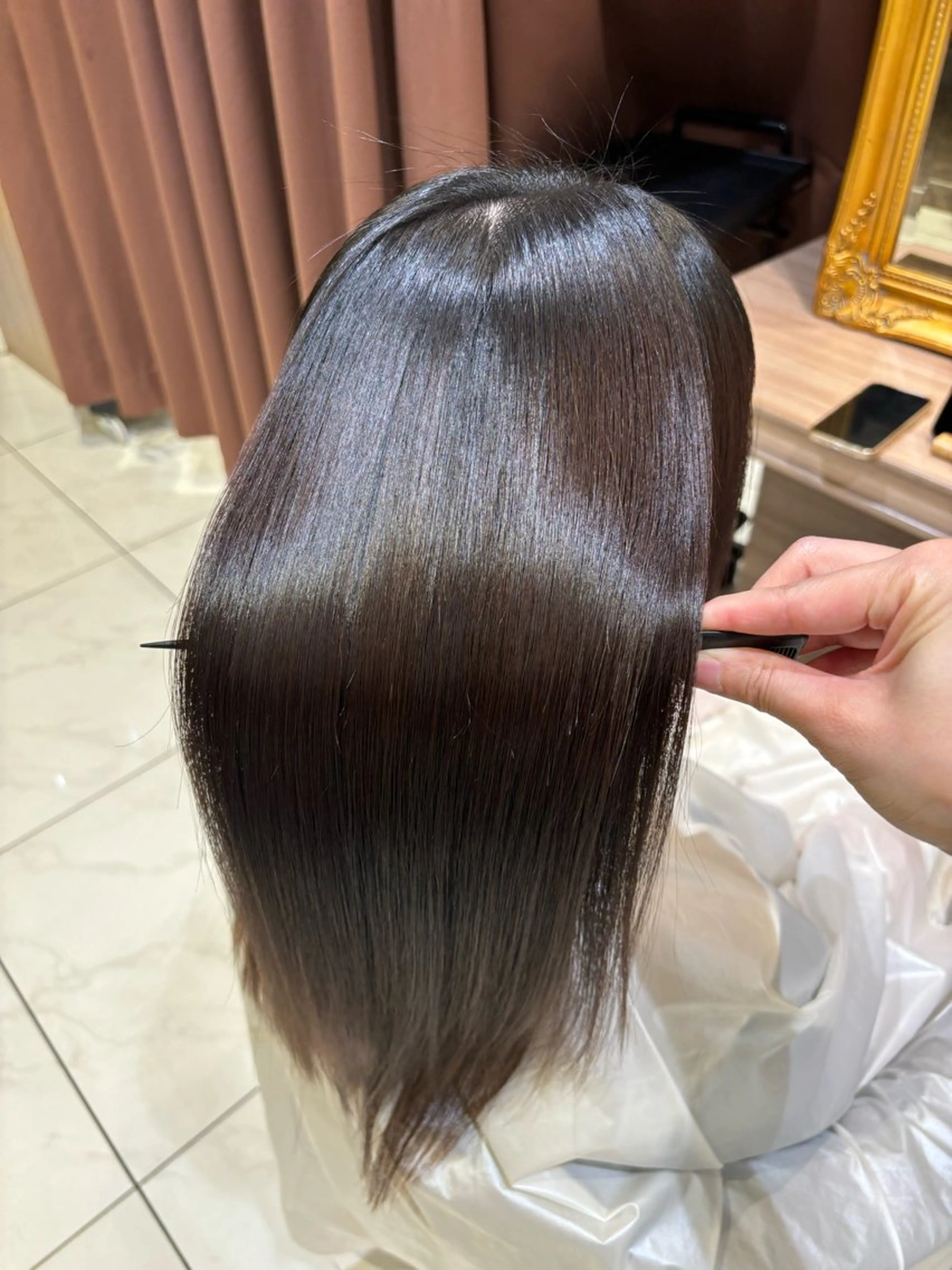 ロング 縮毛矯正 縮毛矯正 🥀縮毛矯正🥀 川﨑和希のヘアスタイル