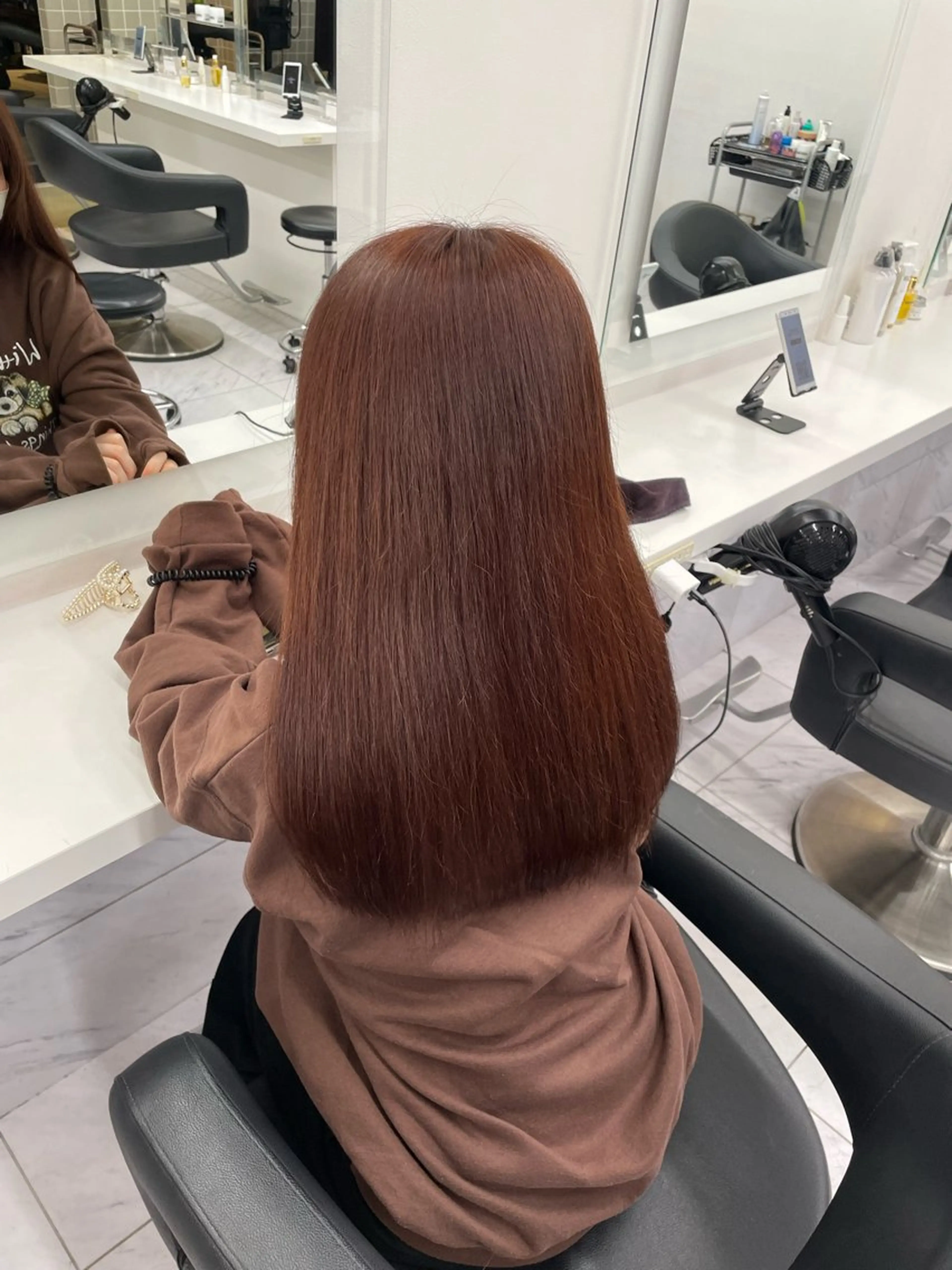 ロング カラー ヘアアレンジ ヘアカラー トリートメント ヘアセット 💗横浜美容室 💗HARUNAのヘアスタイル