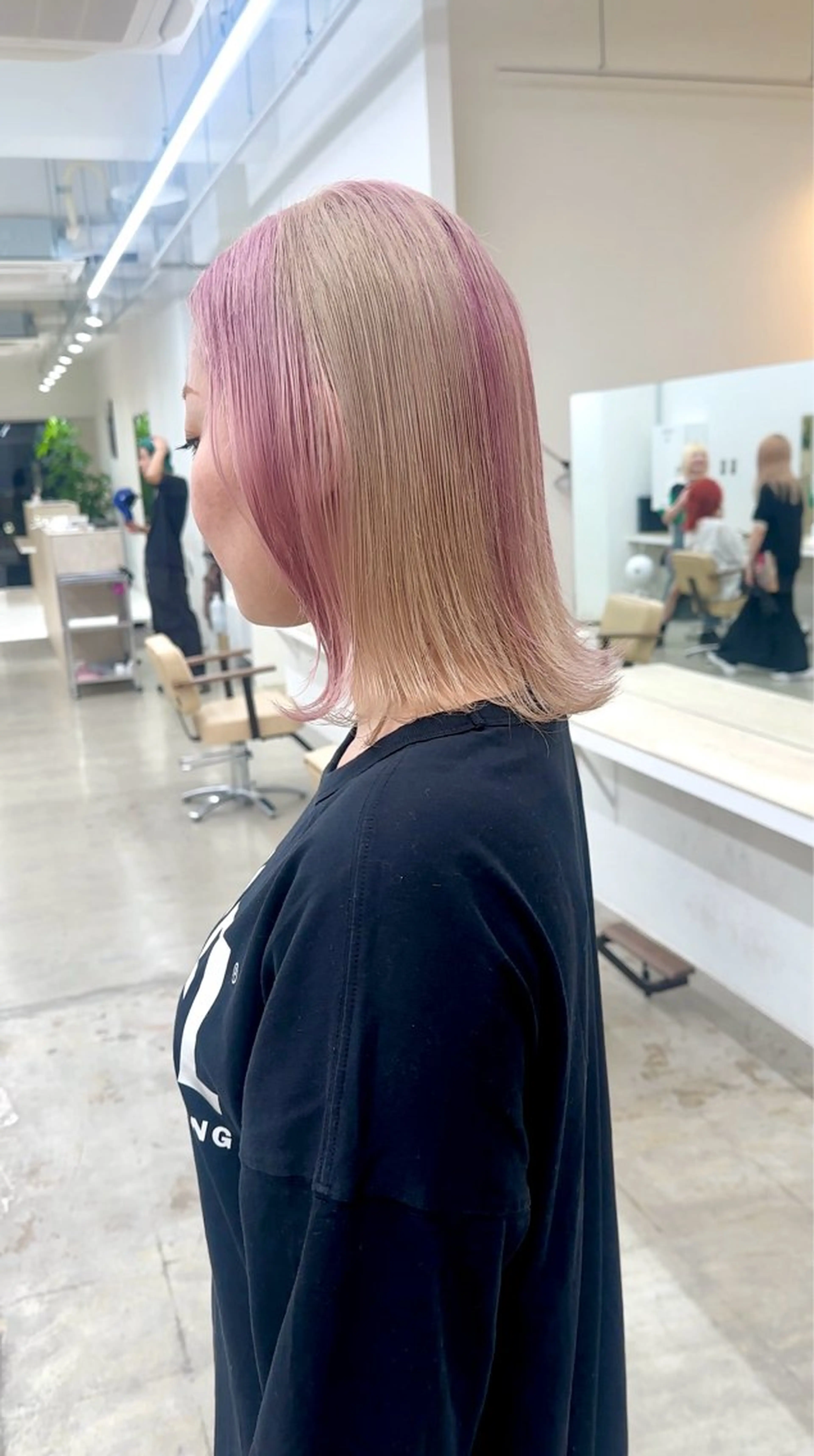 ミディアム etore 矢場町 南沙希のヘアスタイル