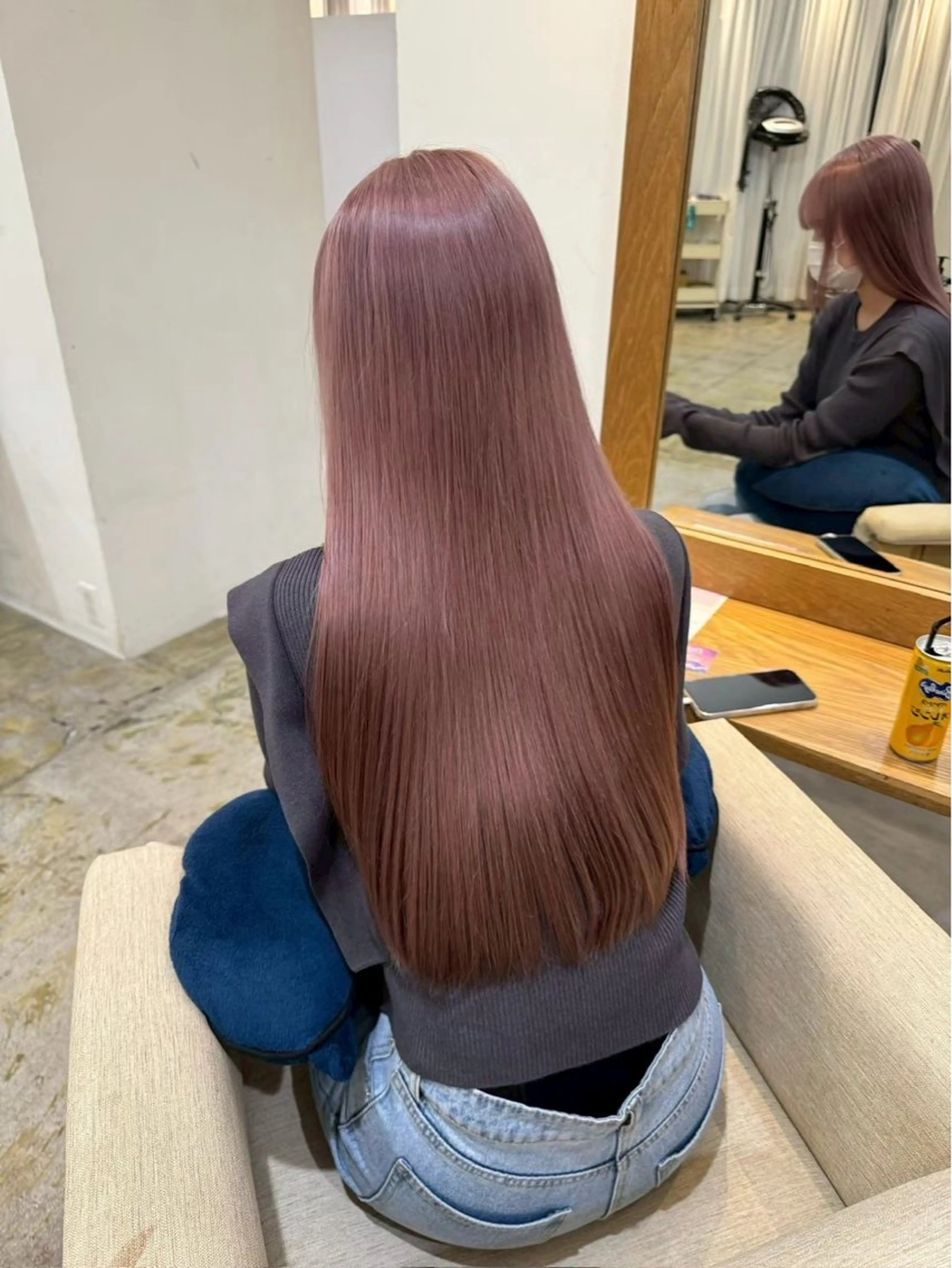 💟人気No.2 暖色カラー💟【リタッチも可】ブリーチ➕カラー 大阪/梅田/ダブルカラーの写真