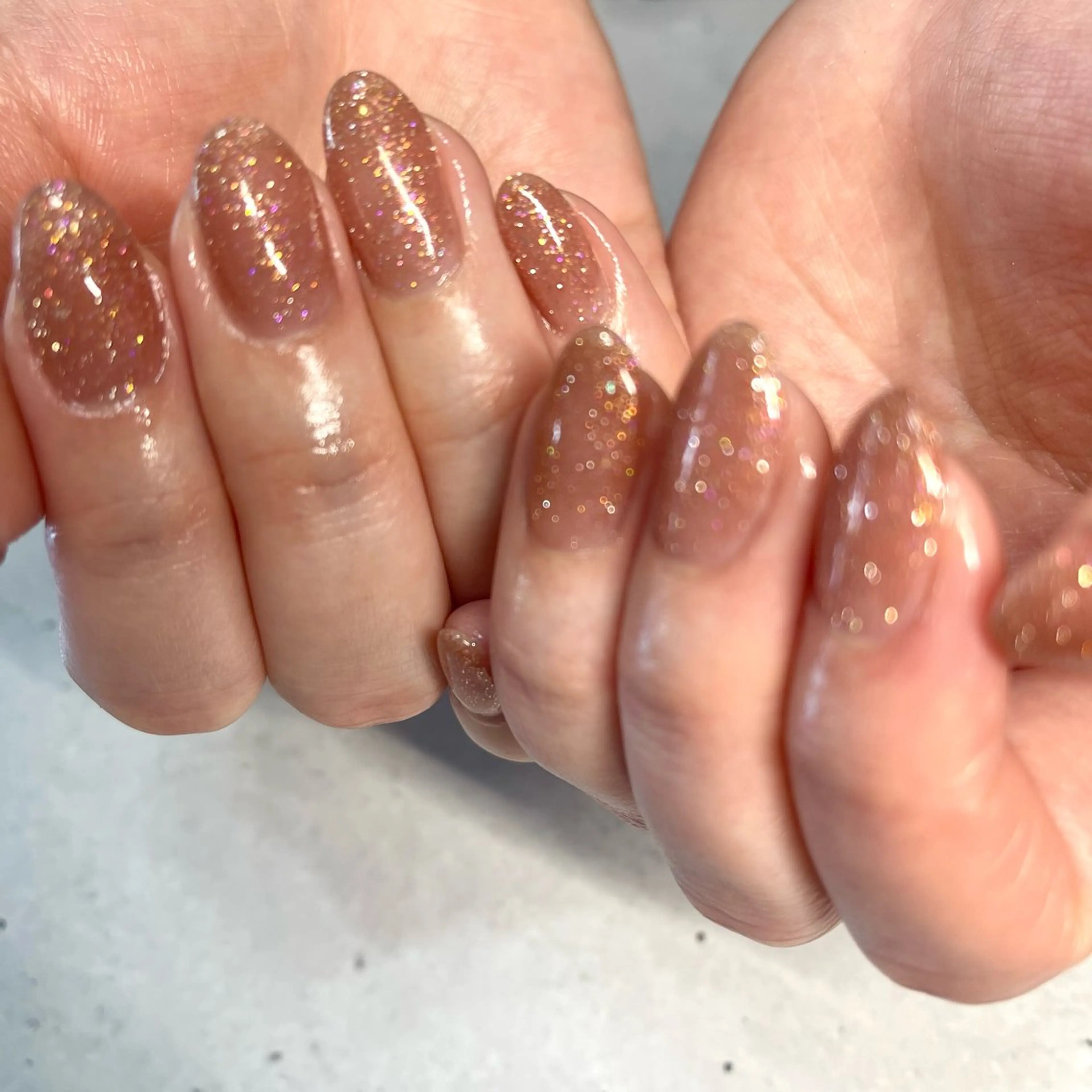 ネイル オーロラネイル チークネイル フラッシュネイル フレンチネイル グラデーション ハンドネイル フットネイル ogino karinのネイルデザイン