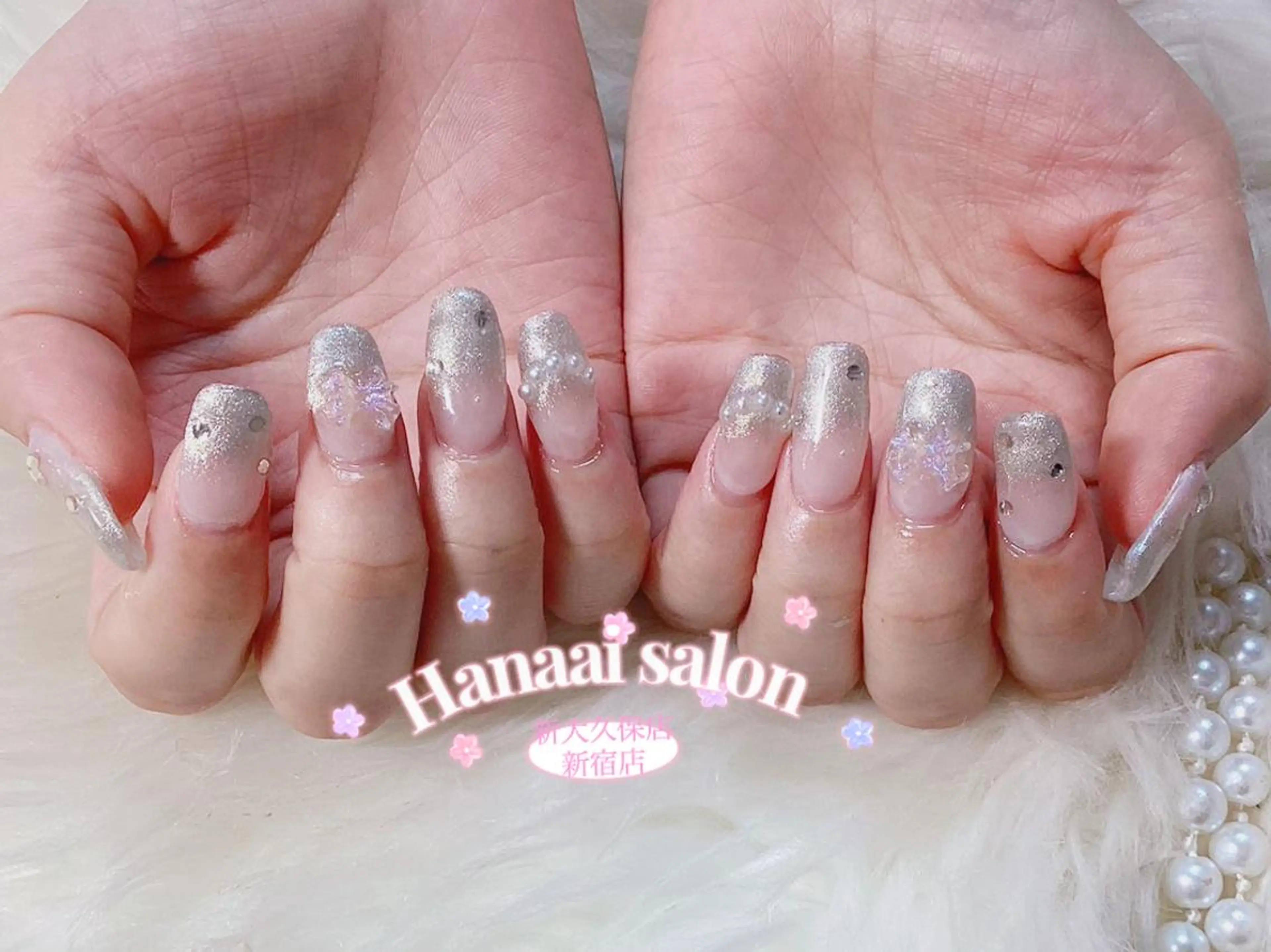 ネイル ハンドネイル Hanaai salon あまねのネイルデザイン