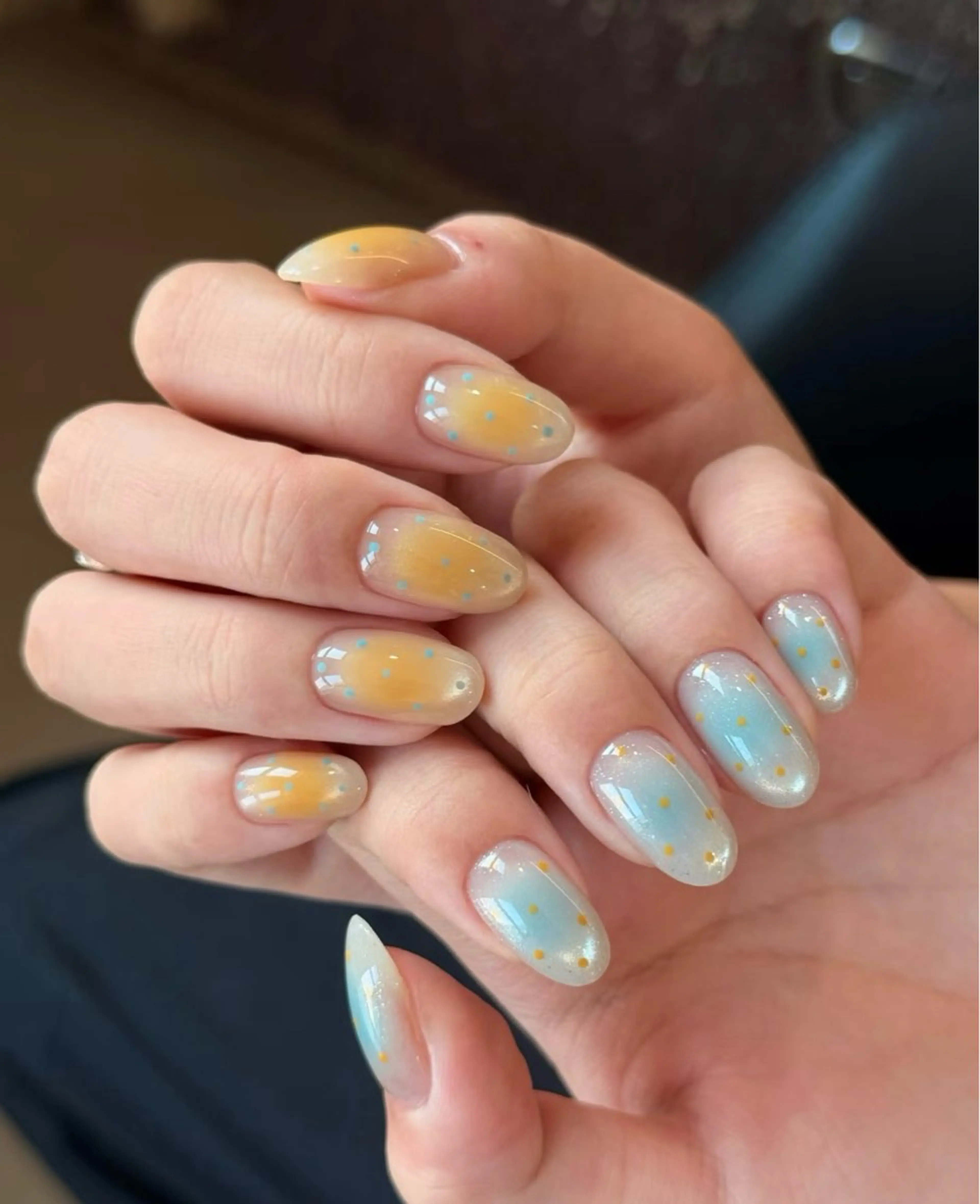 ネイル アートネイル フレンチネイル マグネットネイル ミラーネイル オフィスネイル ハンドネイル Blossom nail【ブラソンネイル】所属・Blossom nail_Yuniのネイルデザイン