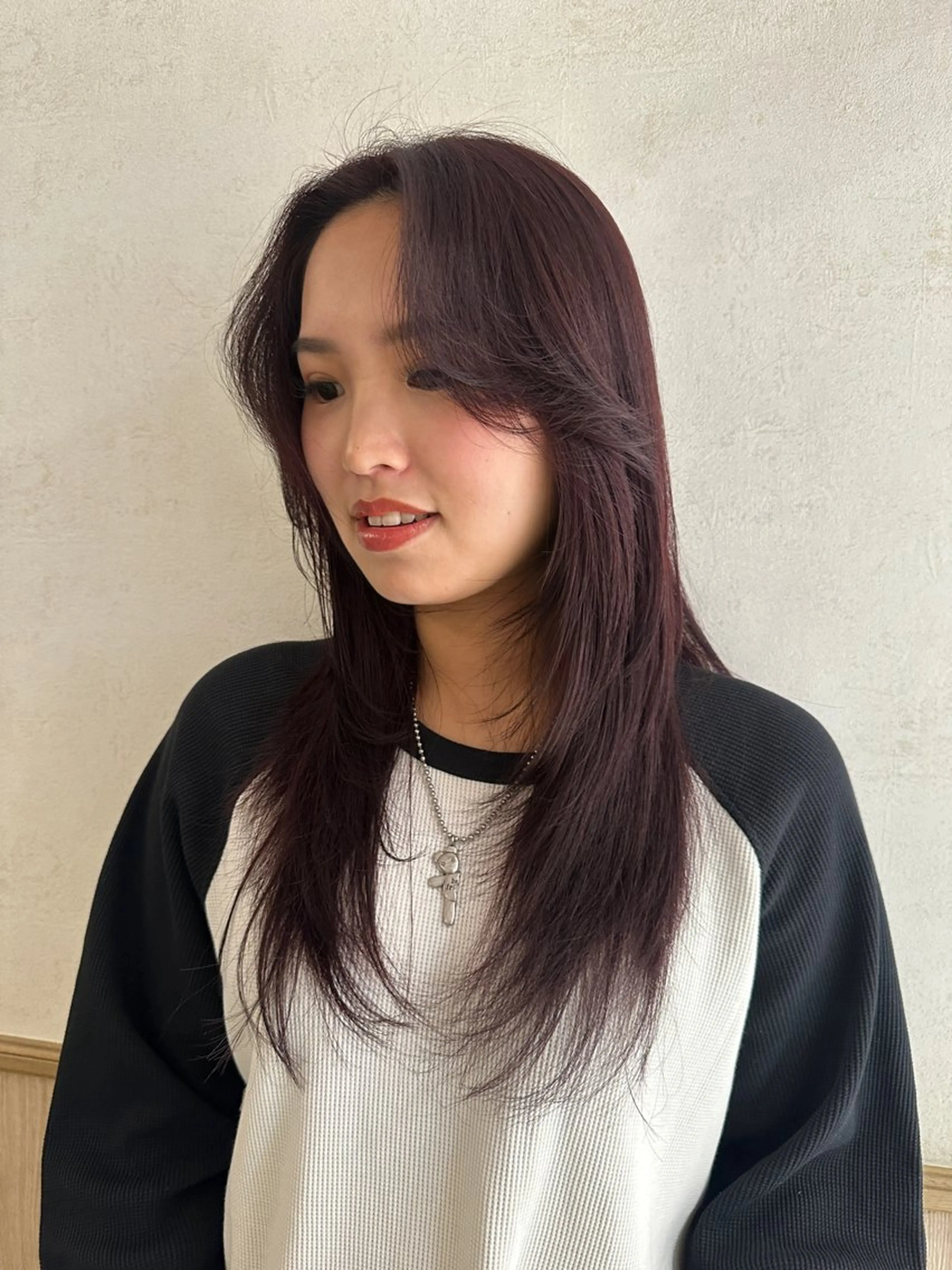 ロング ヘアカラー トリートメント ハイトーン🫀 デザイン🪐yumeのヘアスタイル