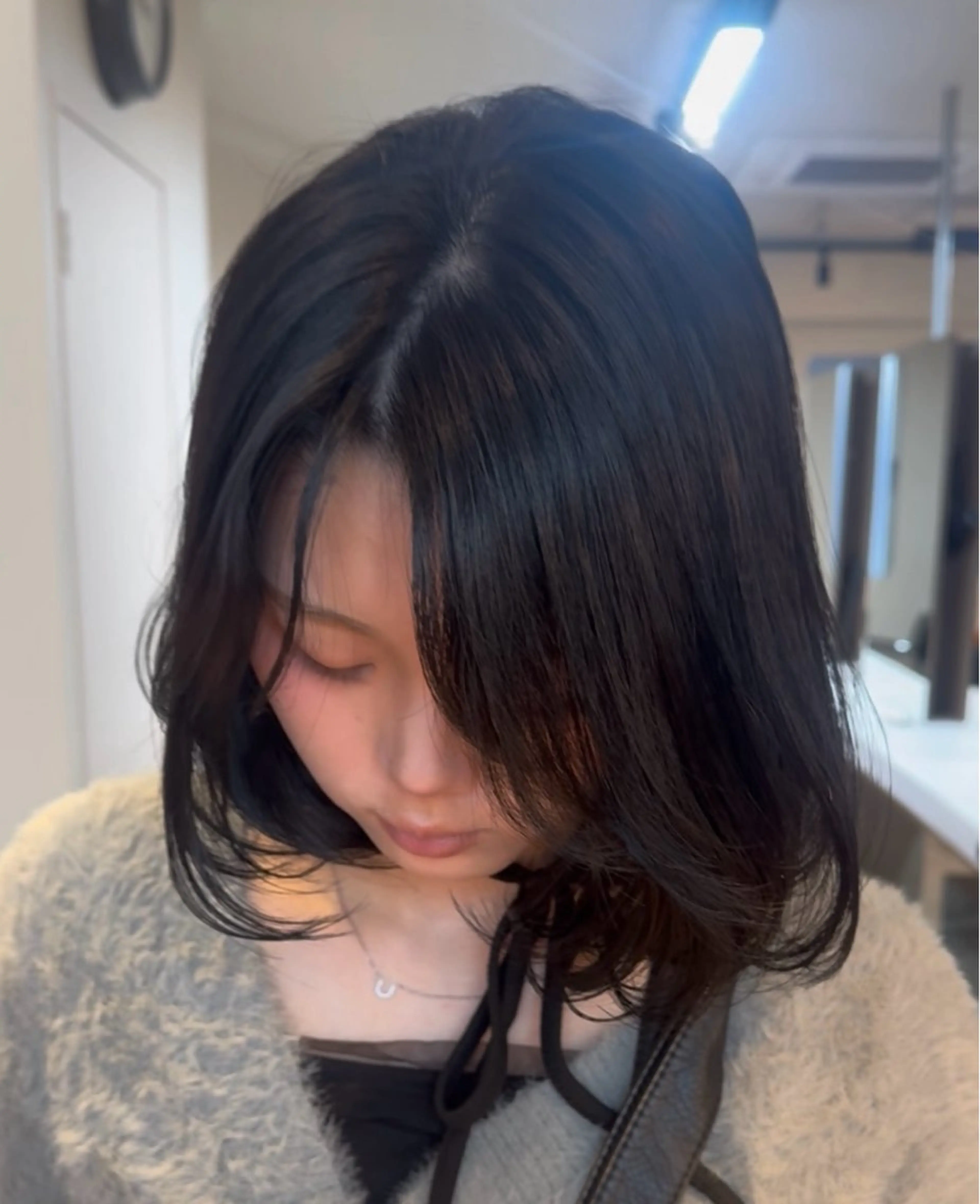 【minimo限定価格】カット+透明感カラー+トリートメントの写真