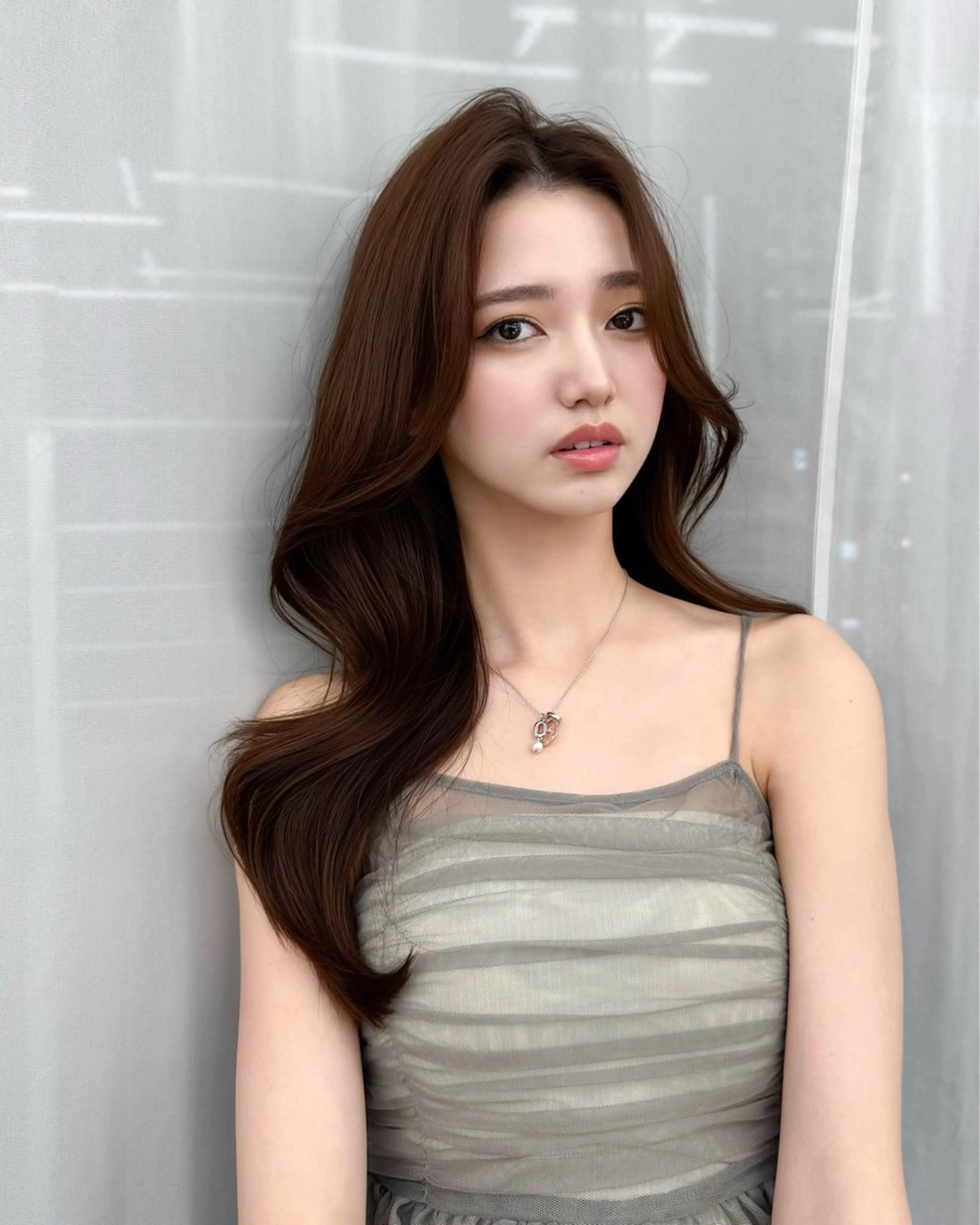 ロング カラー 韓国ヘア　紗希 🦋のヘアスタイル