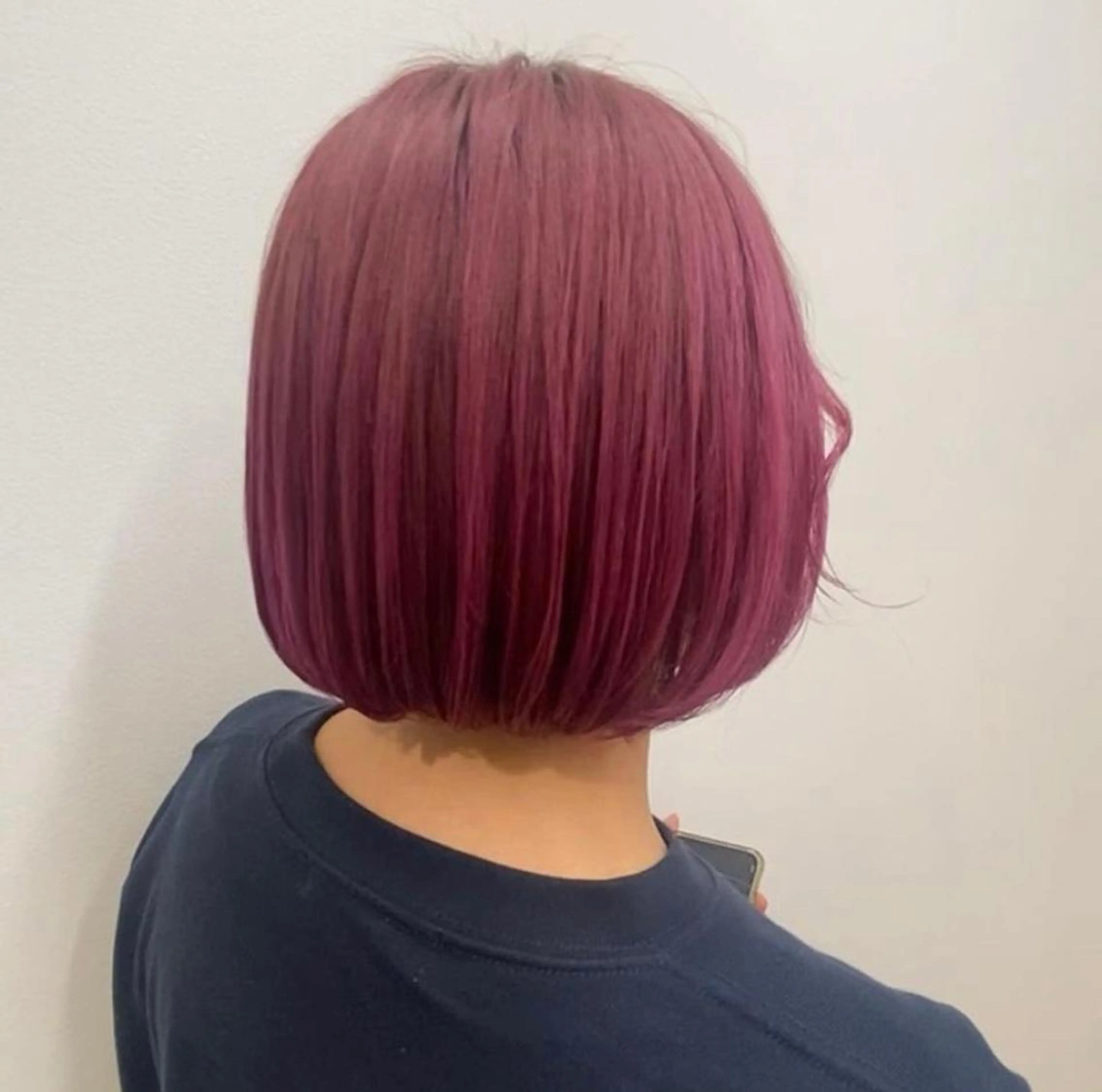 ショート カラー ピンクカラー ヘアカラー SANDYS所属・ユ カのヘアスタイル