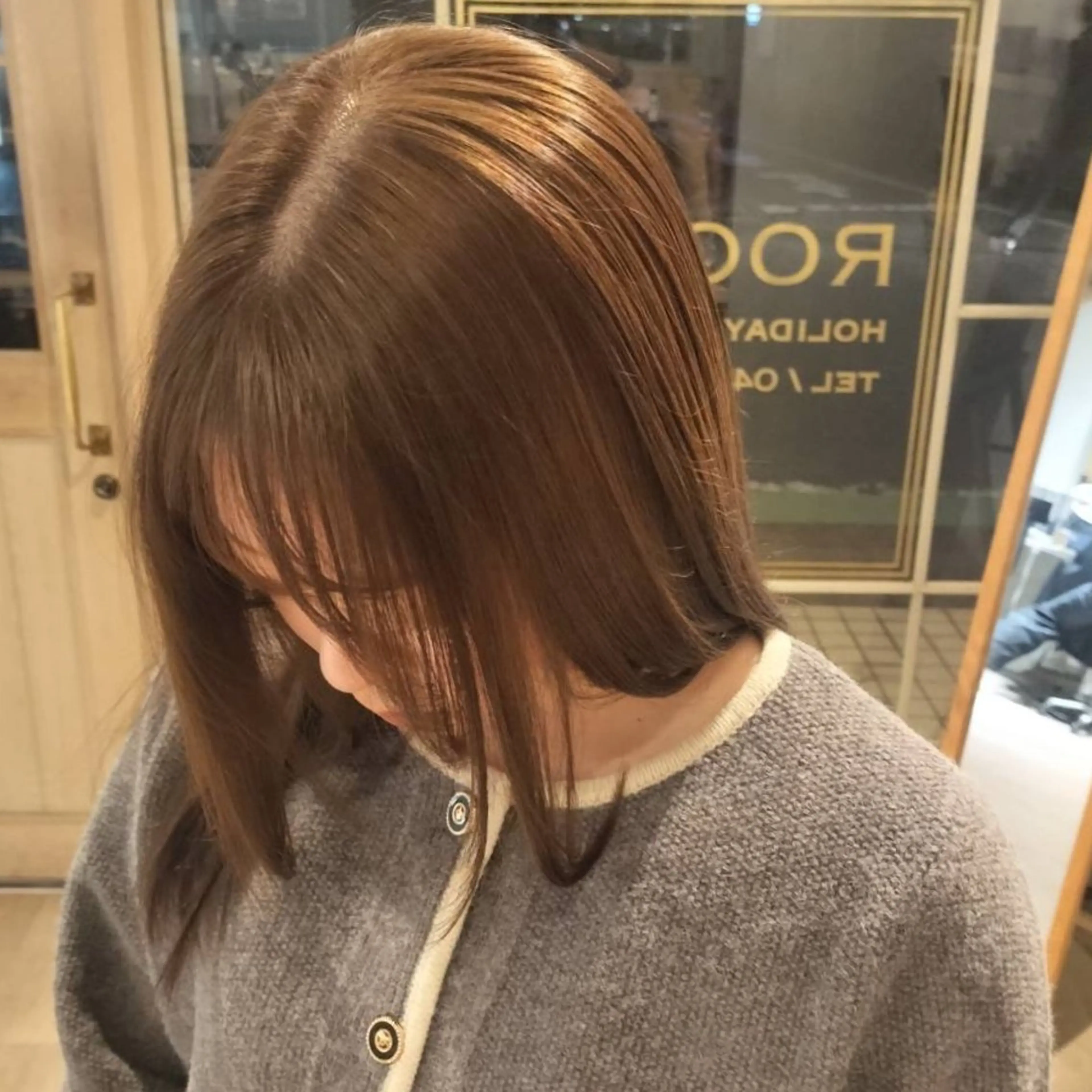 カラー ロング ヘアカラー トリートメント HINAKO/ ROCCOのヘアスタイル