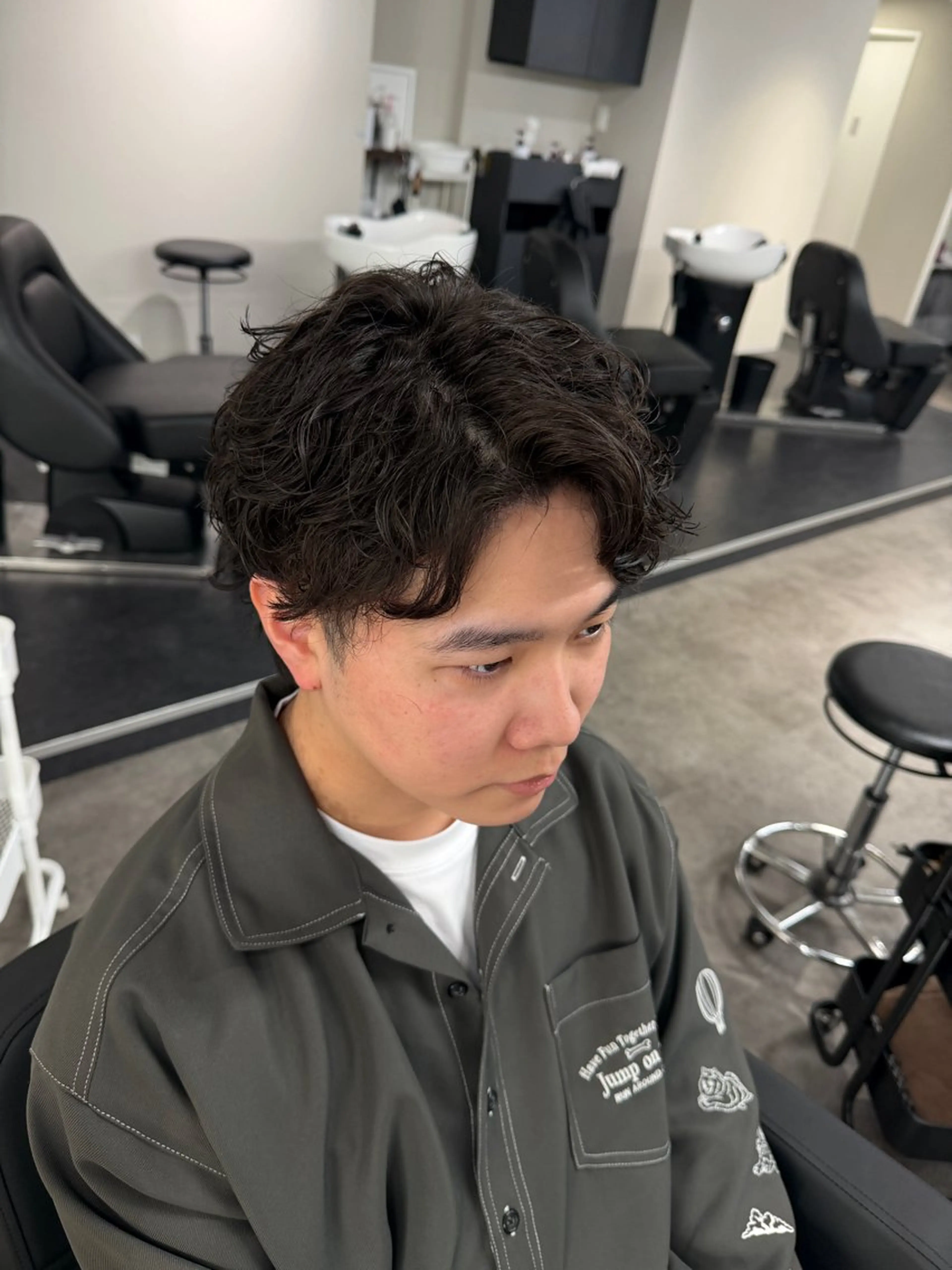 パーマ カット パーマ シャドウパーマ/立川 メンズ/コタロウのヘアスタイル