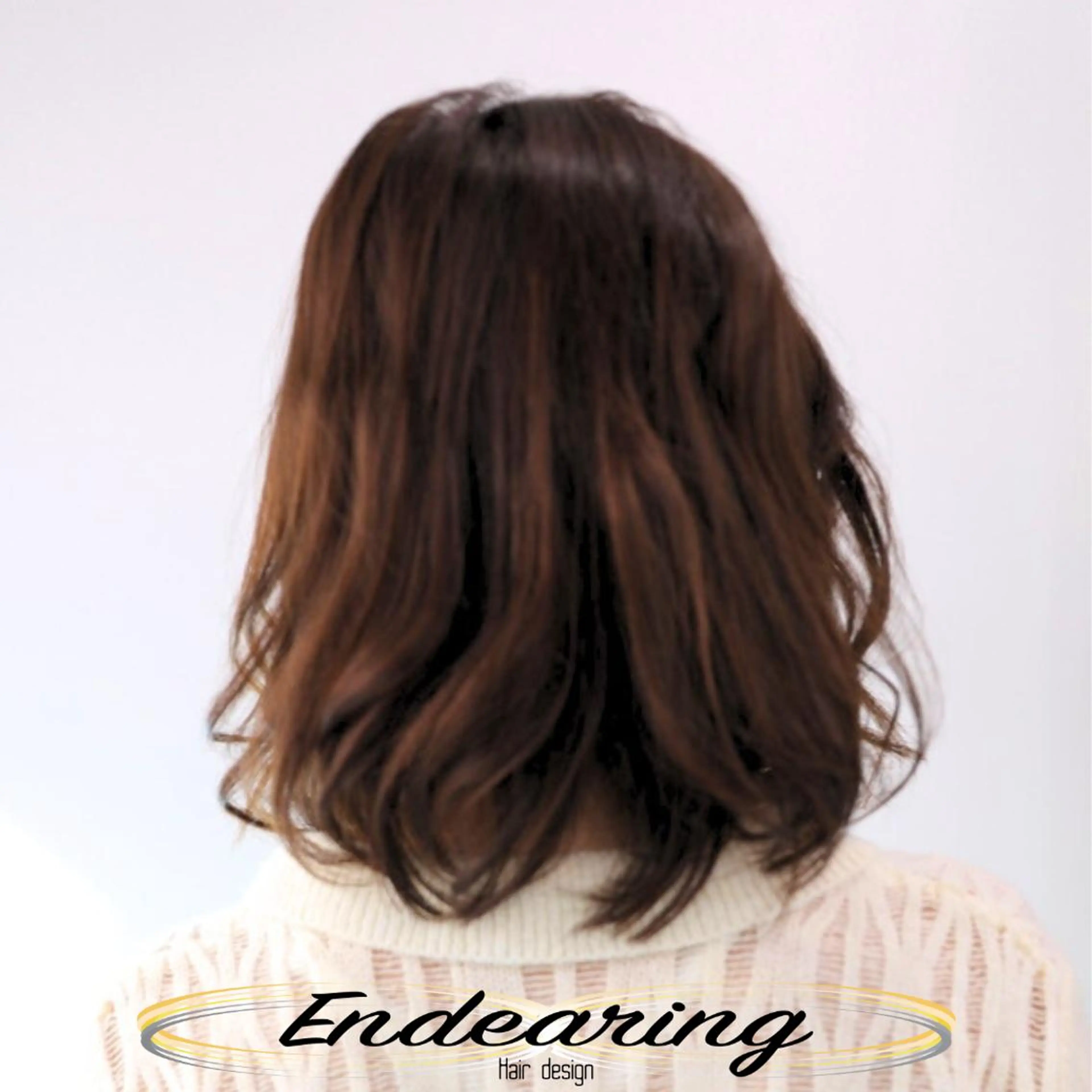 ミディアム ミディアムレイヤー ミディアムパーマ レイヤーカット トリートメント ヘアカラー トリートメント Endearing 銀座/レイヤーカットのヘアスタイル