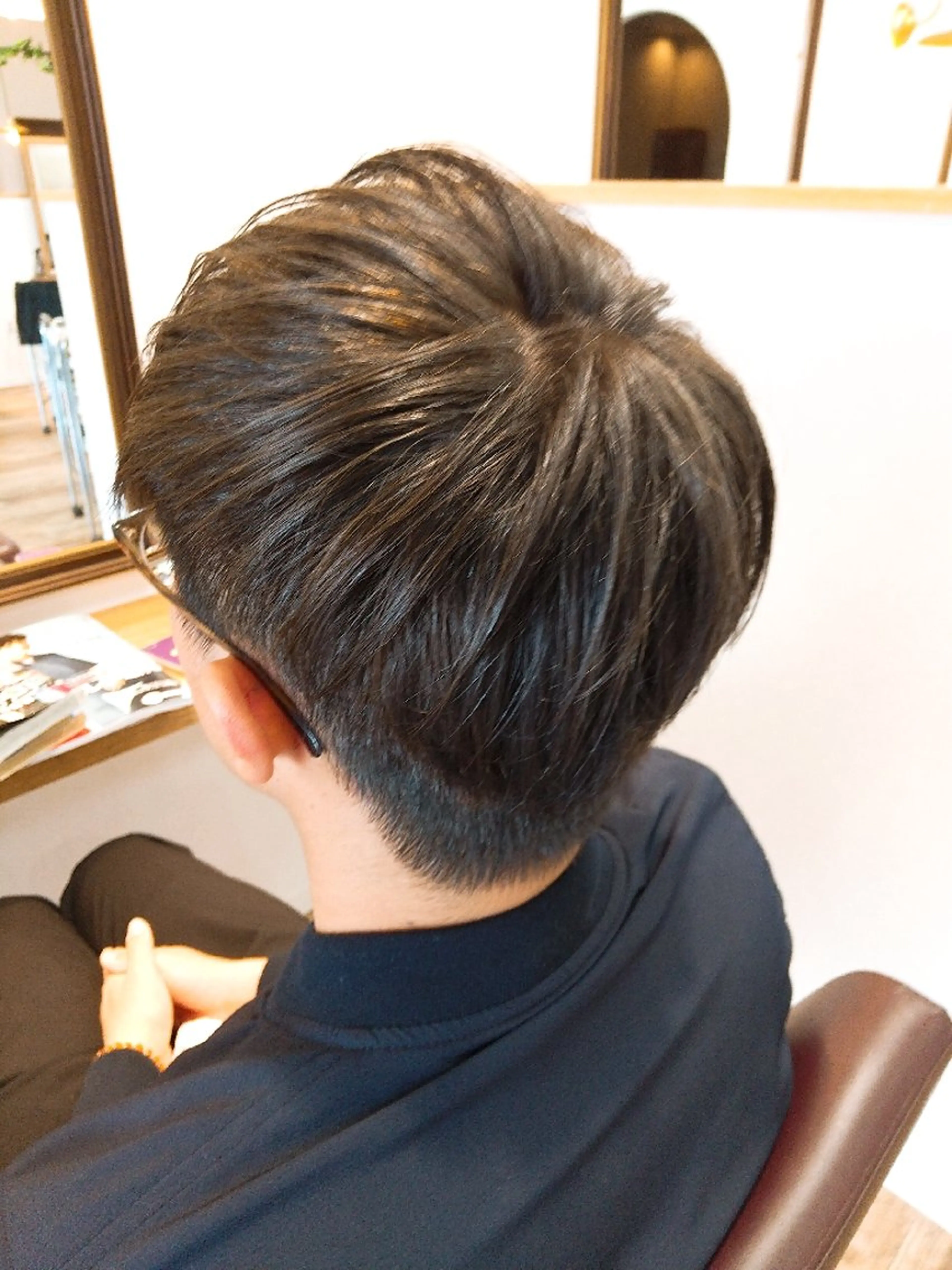 ショート メンズ マッシュ 阪本 俊のヘアスタイル