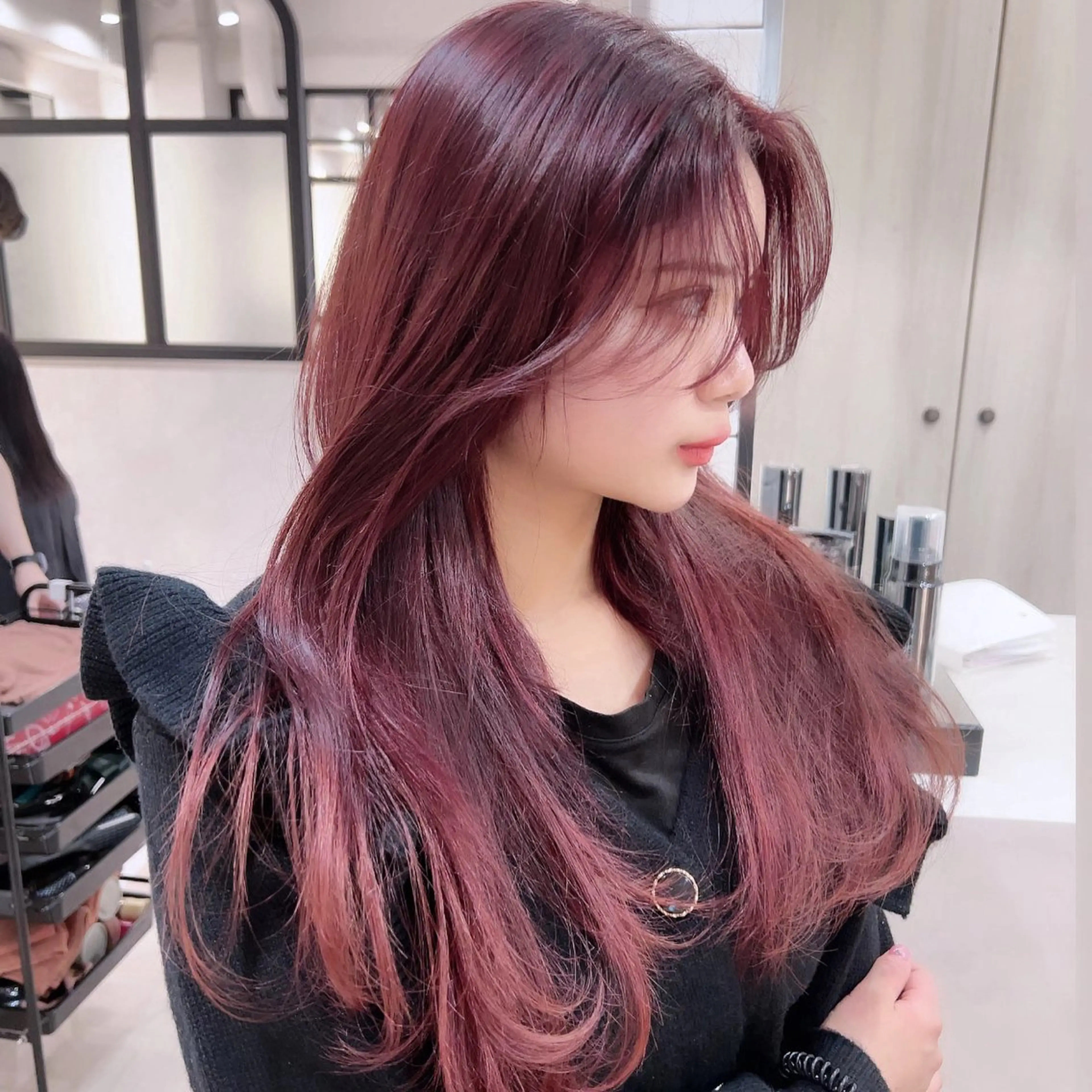 【美髪ヘアカラー❣️髪修復Tr】カット＋選べるカラー（イルミナorアディクシー）＋5stepプレミアムトリートメントの写真