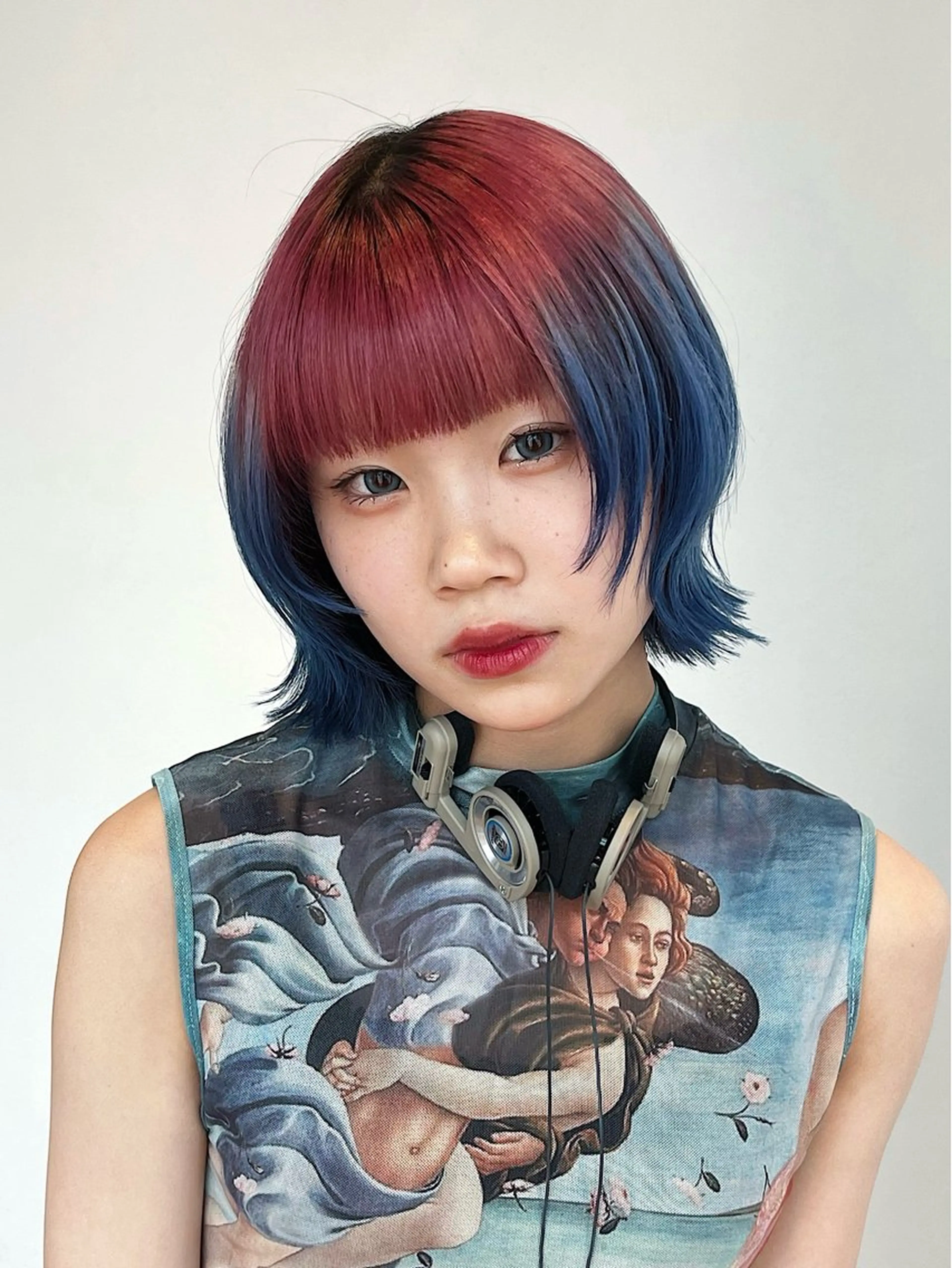 ミディアム カラー ウルフカット カット ヘアカラー トリートメント 池袋/ウルフ /AMATOKYOのヘアスタイル