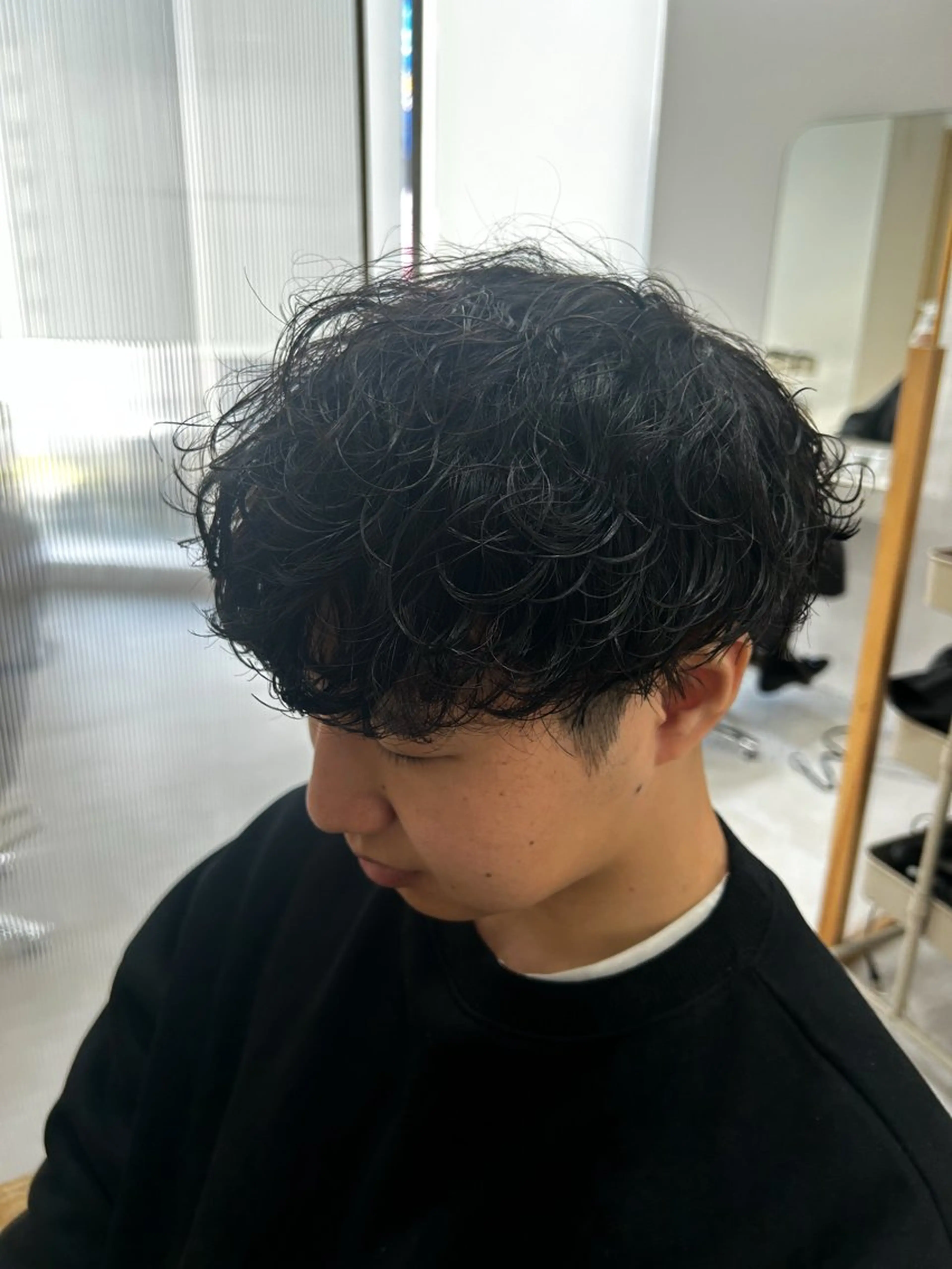 パーマ メンズ メンズパーマ 波巻きパーマ カット パーマ トリートメント メンズ特化美容師👾 チカのヘアスタイル