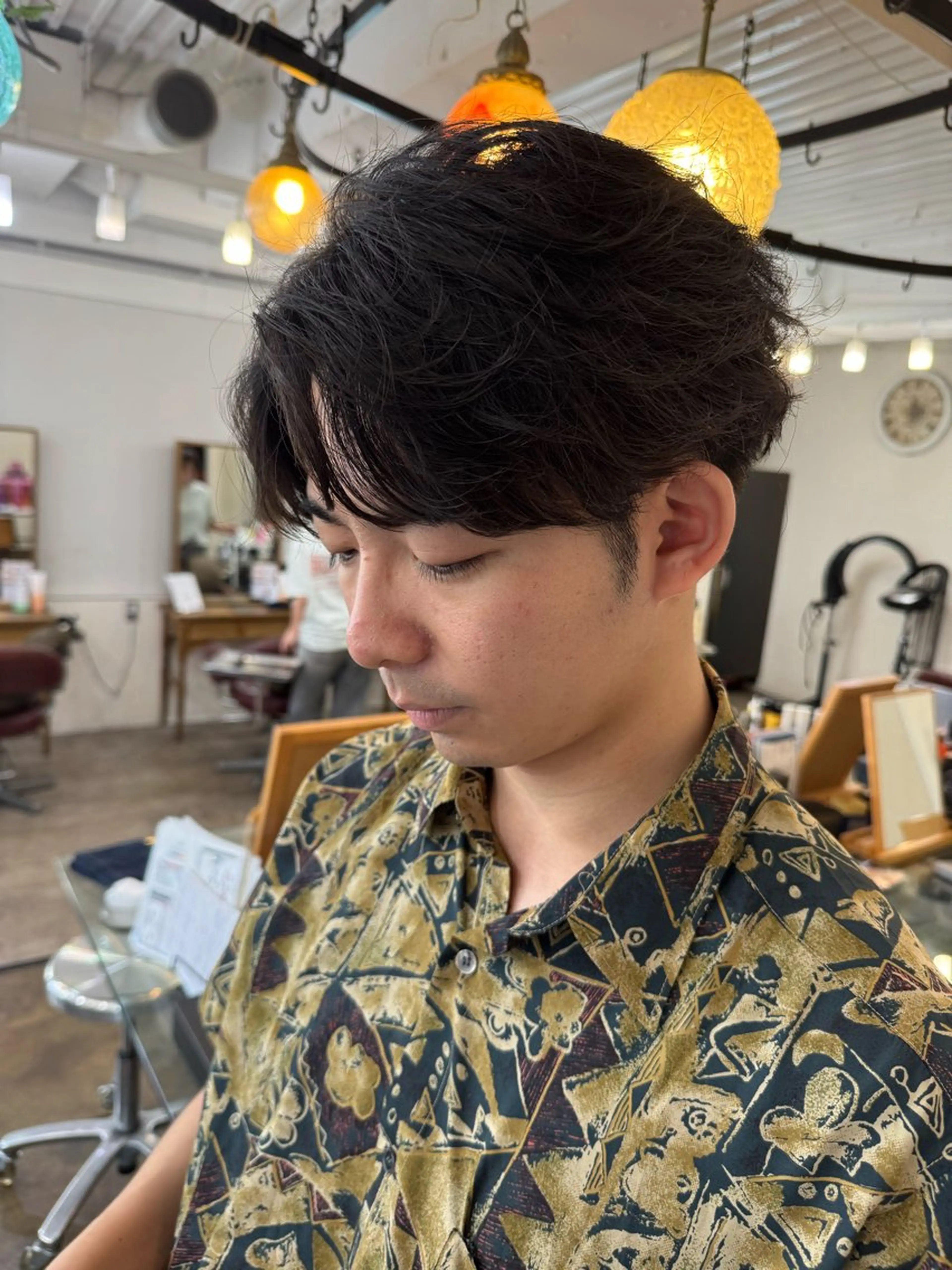 ショート パーマ メンズ フェザーパーマ メンズパーマ カット パーマ トリートメント ヘアセット The one and only. Shizuoka所属・パーマ美容師 /小泉賢徒のヘアスタイル