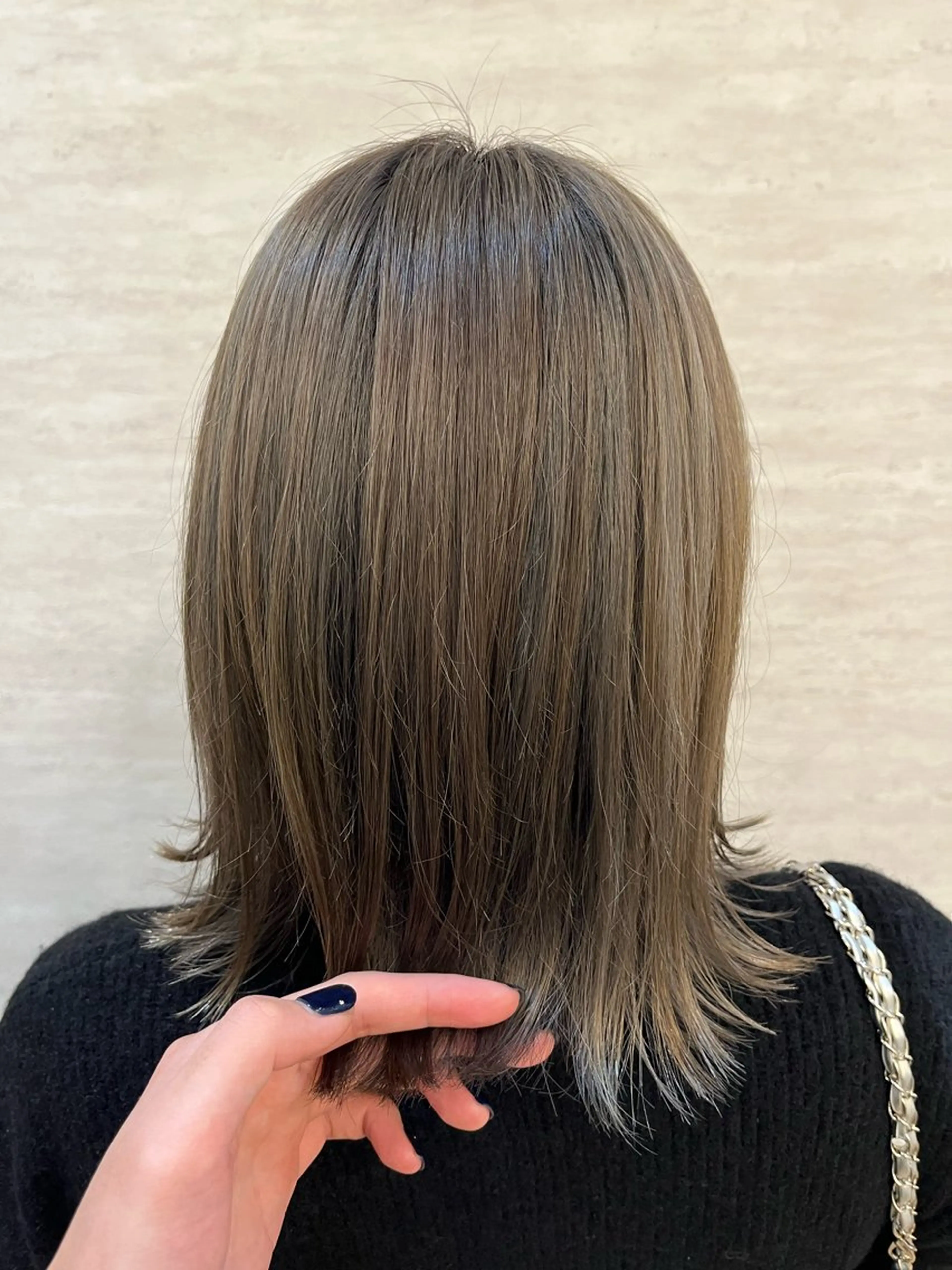 ミディアム カラー 💜N°大分💜 三浦のヘアスタイル