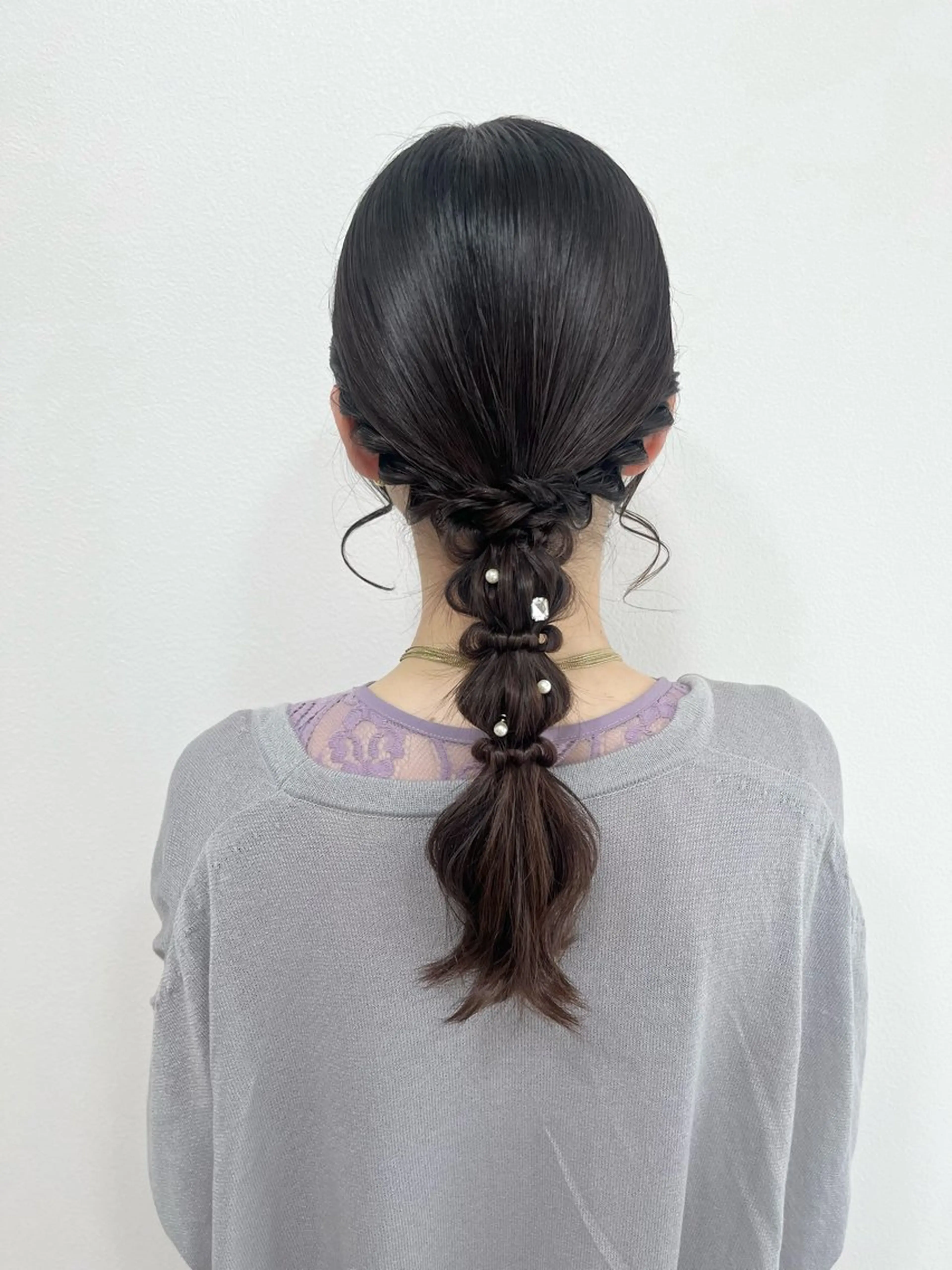 セミロング ヘアアレンジ ヘアセット ヘアセットサロン /上坪愛美のヘアスタイル