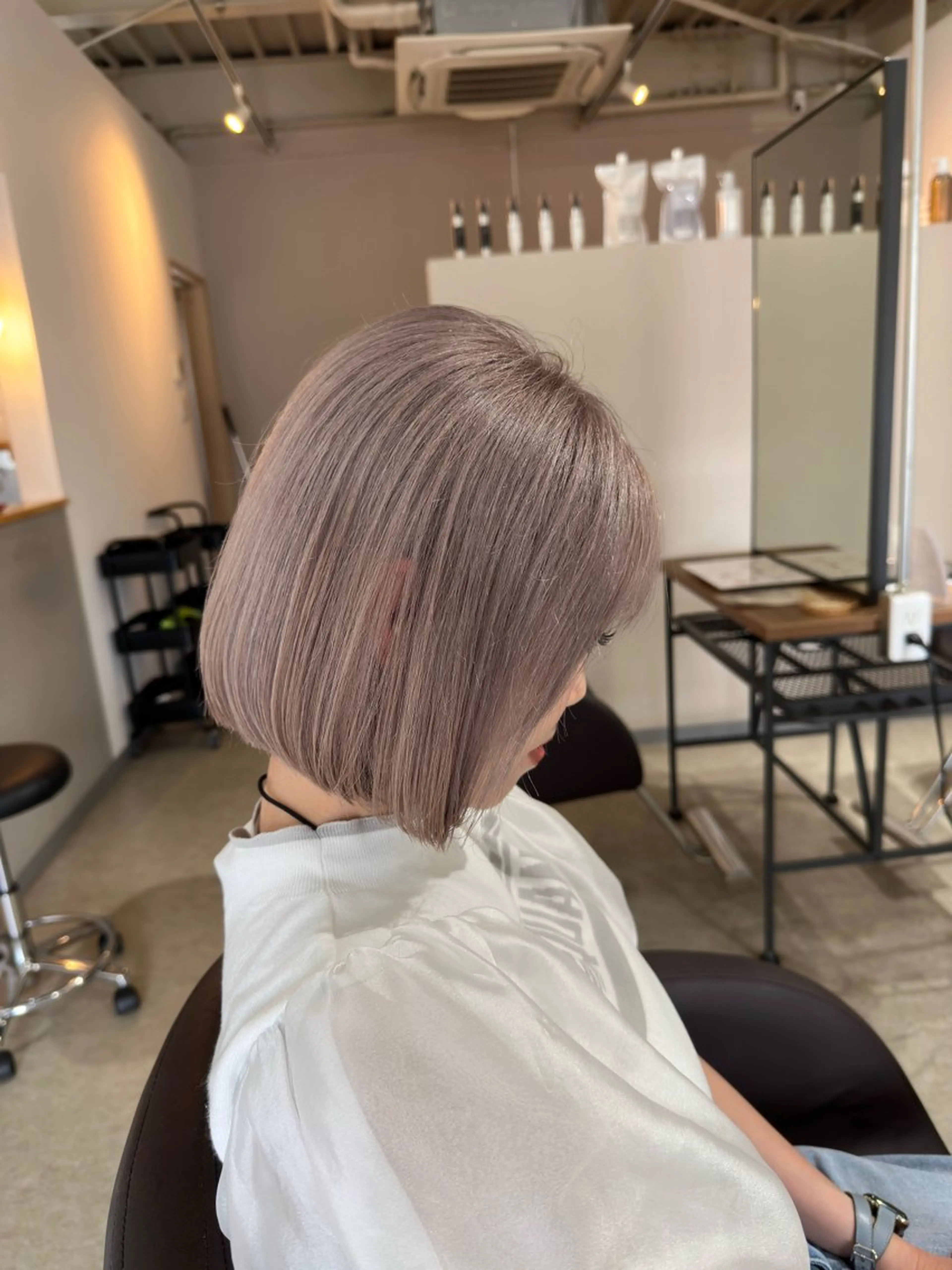 ショート ヘアカラー トリートメント miri髪質改善 久留米/韓国のヘアスタイル