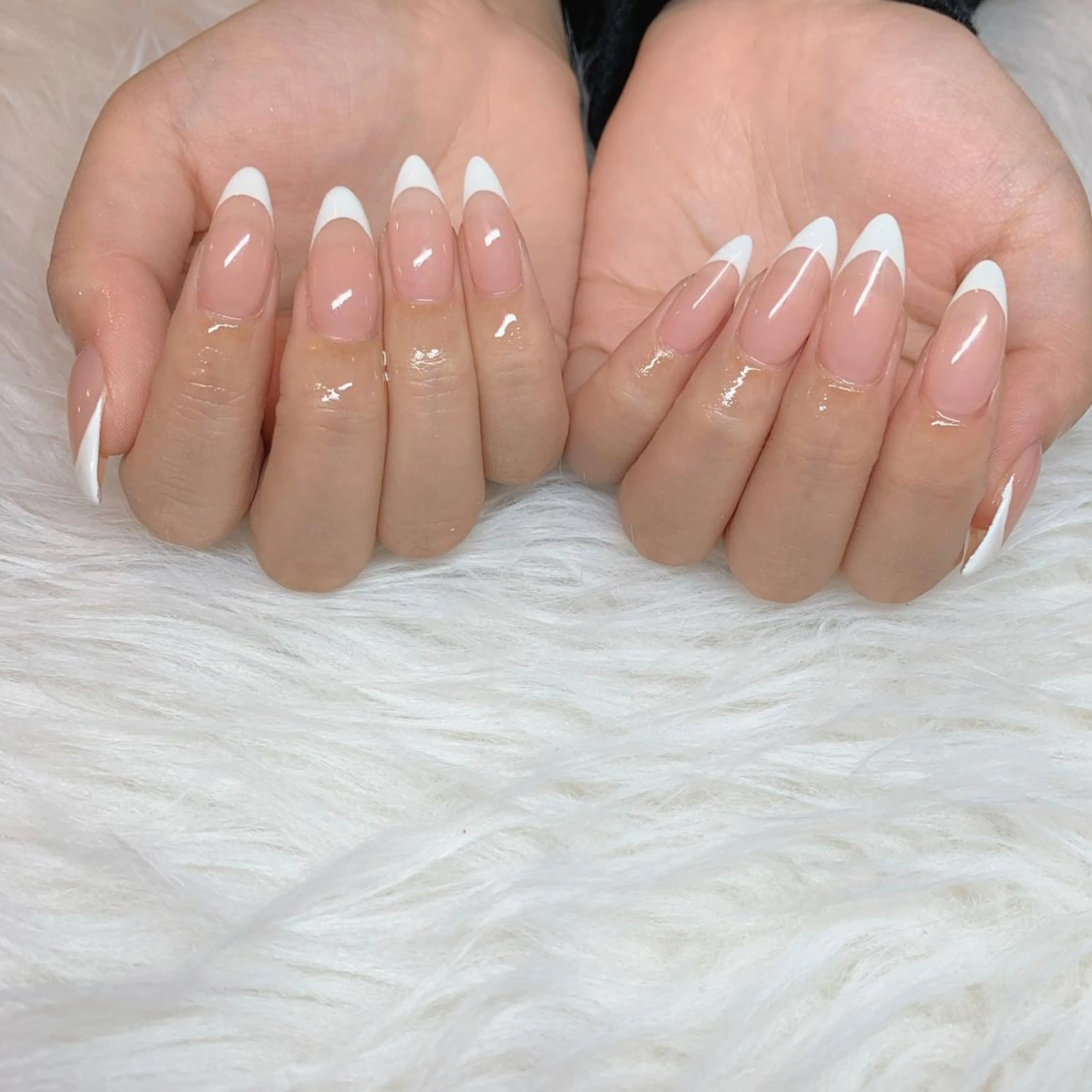 ネイル フレンチネイル ハンドネイル 川端 京香のネイルデザイン