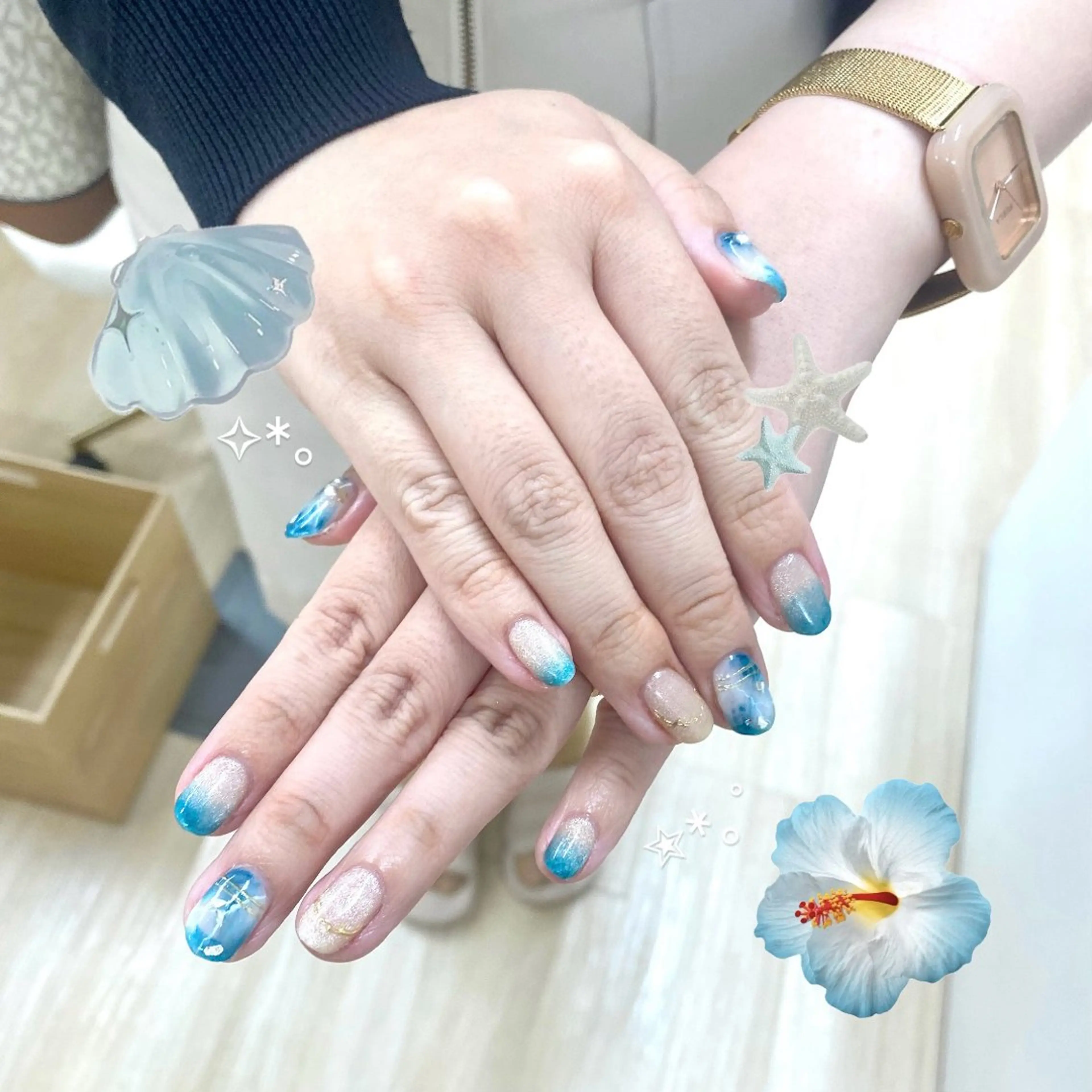 ネイル ハンドネイル 💟Bianca 荒木💟のネイルデザイン