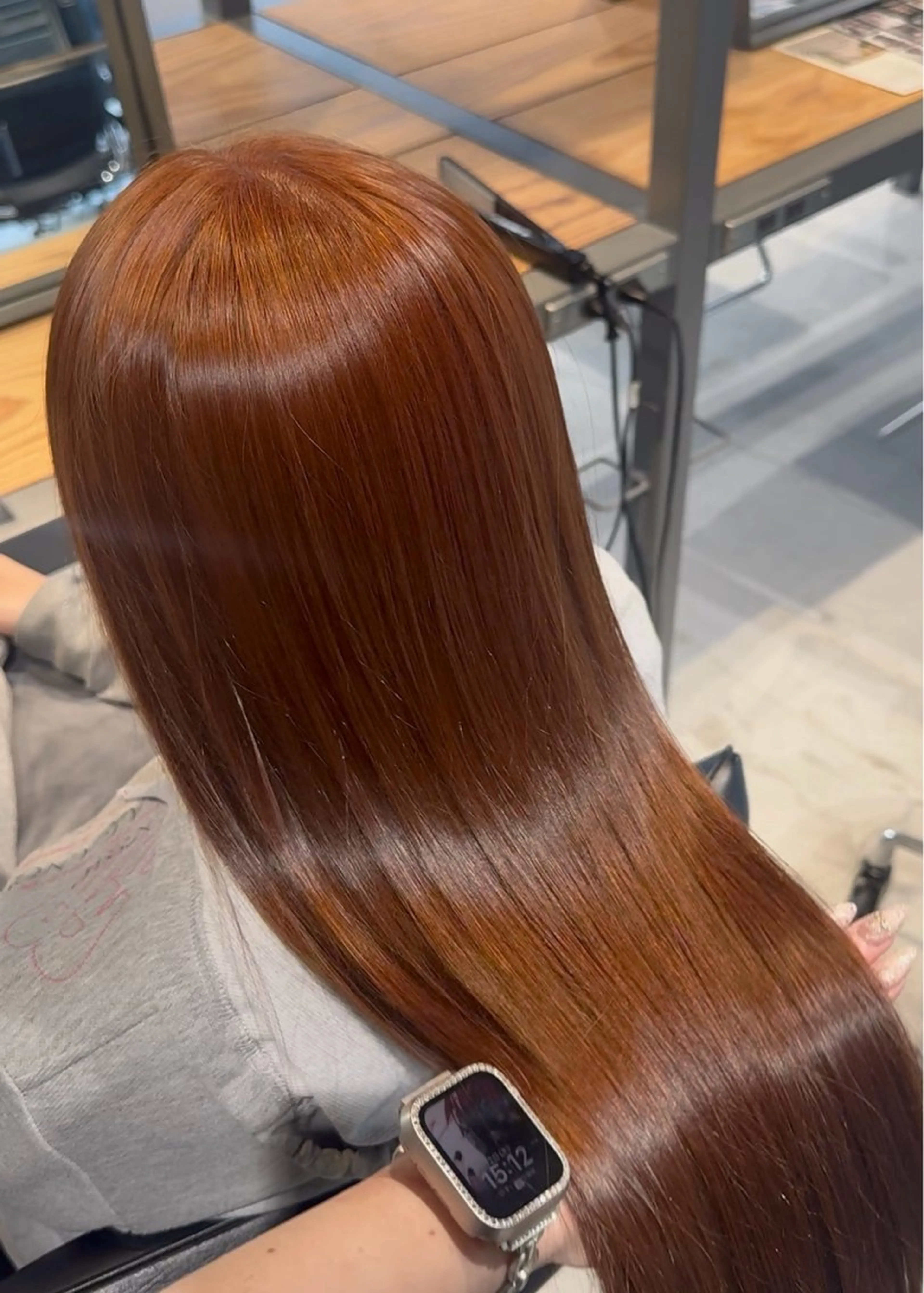 ロング カラー ブリーチ ブリーチなしカラー カット ヘアカラー トリートメント Fūna︎｜ 八王子 ｜モデル募集中のヘアスタイル